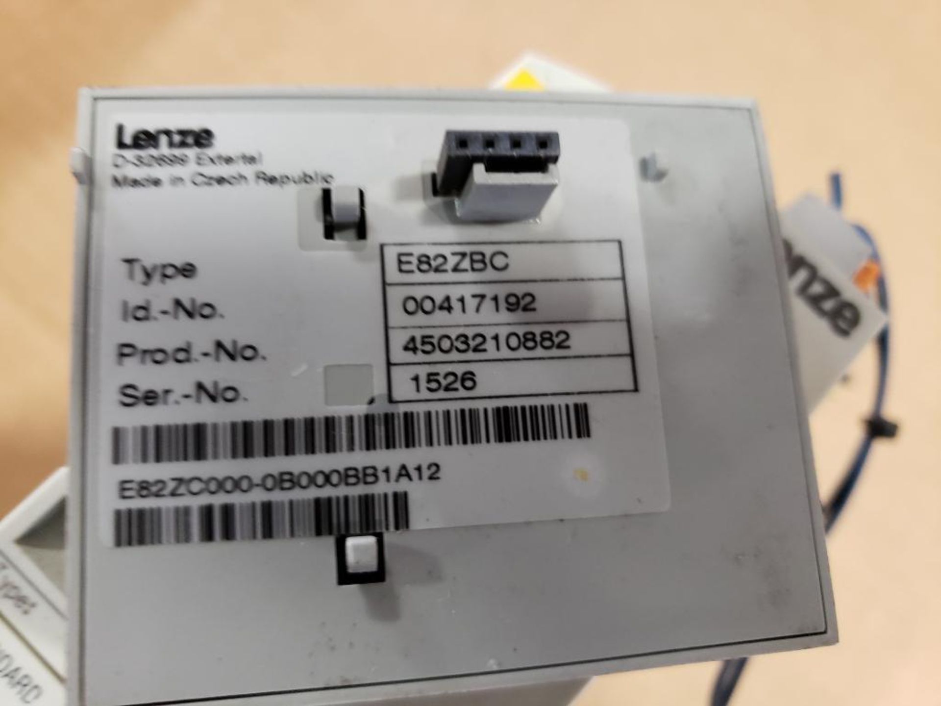 Qty 2 - Lenze 8200 vector drive. Includes Qty 2 - E82ZBC controller. - Image 4 of 6