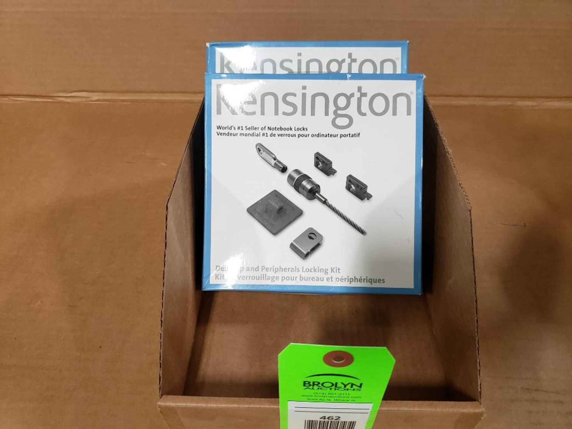 Qty 2 - Kensington notebook lock kits. New in box.