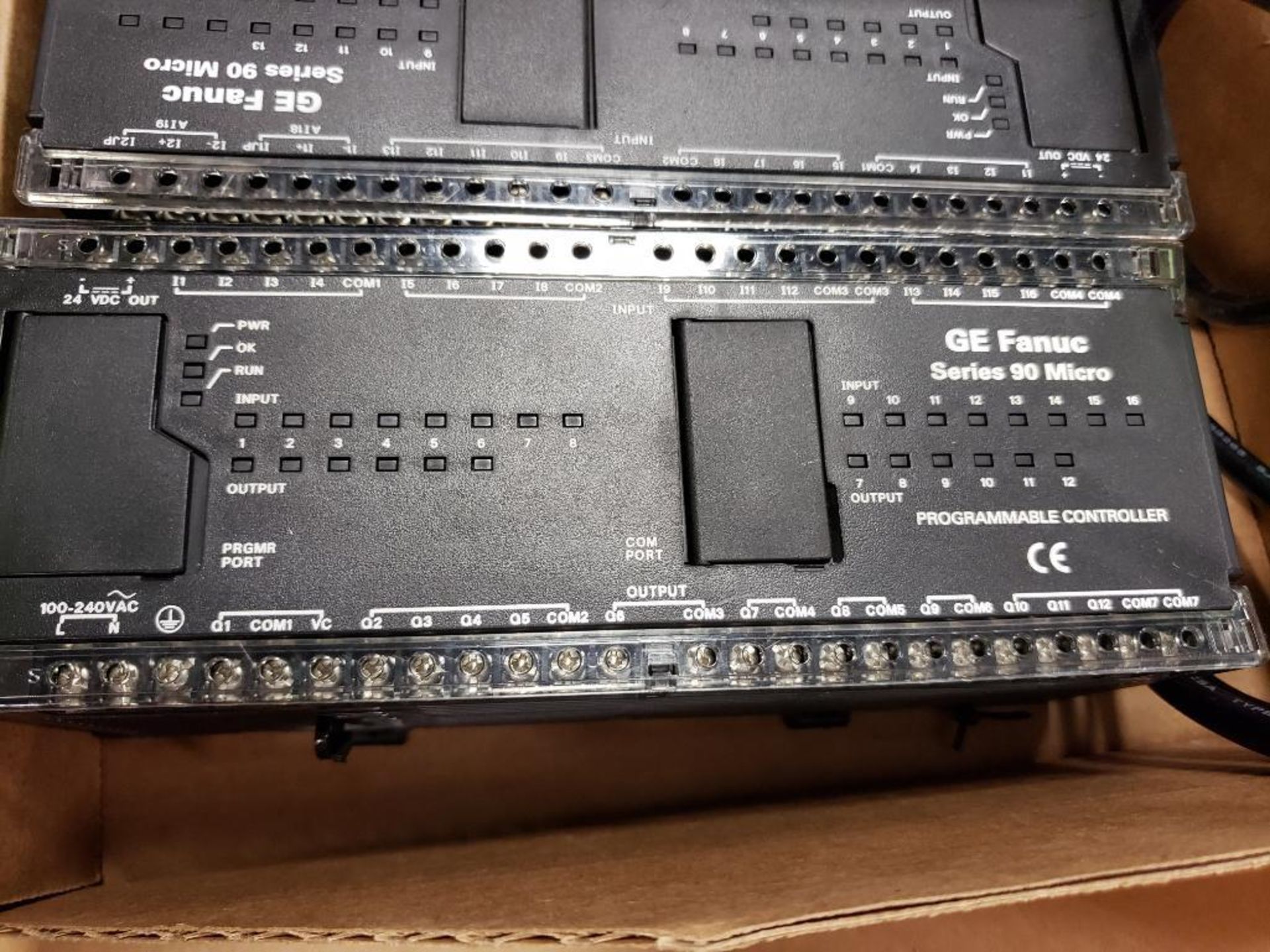 Qty 2 - GE Fanuc Series 90 Micro programmable controller. IC693UDR005RP1. - Image 2 of 4