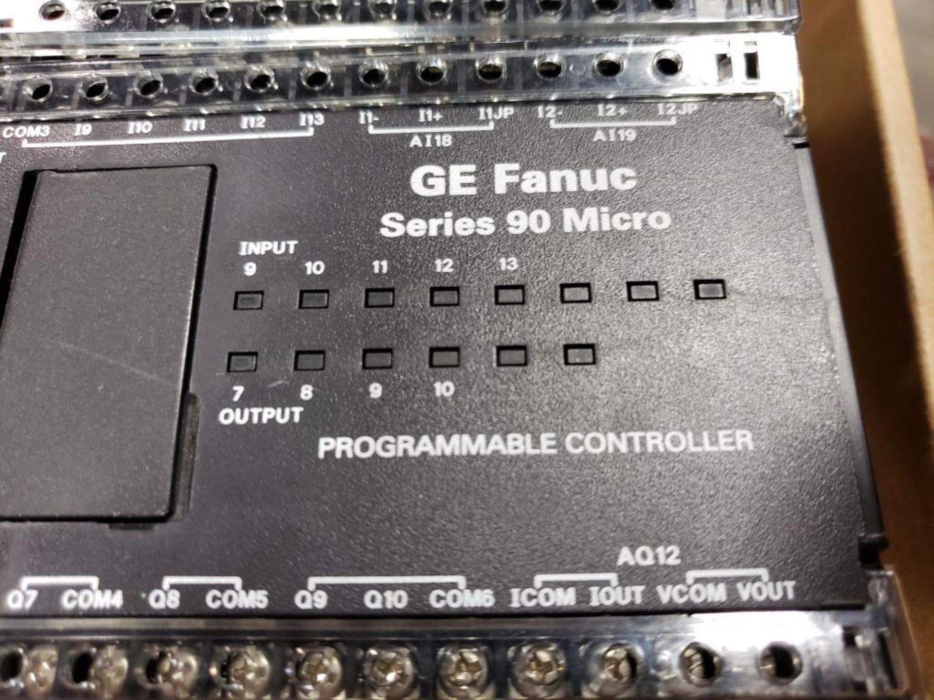 Qty 2 - GE Fanuc Series 90 Micro programmable controller. IC693UDR005RP1. - Image 5 of 6