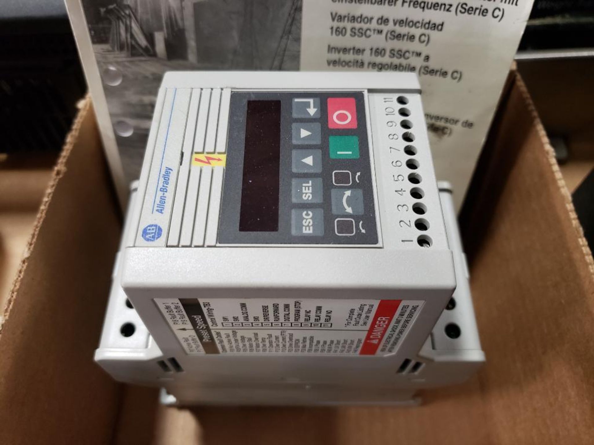 Qty 2 - Allen Bradley 1.5kw/2HP drive. 160-BA04NPS1P1. - Image 3 of 4