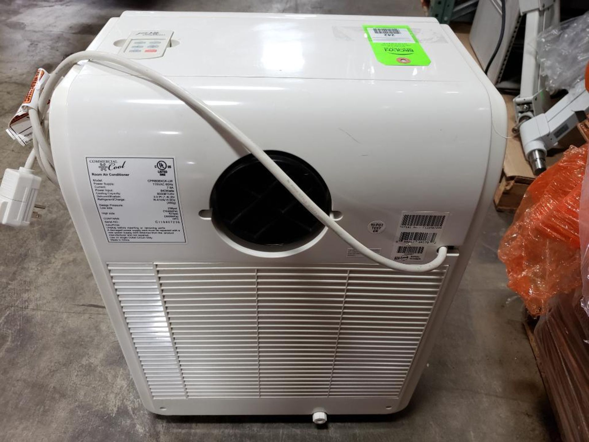 Commercial Cool room air conditioner CPRB08XCX-LW. 115VAC, 8000BTU. - Image 8 of 9