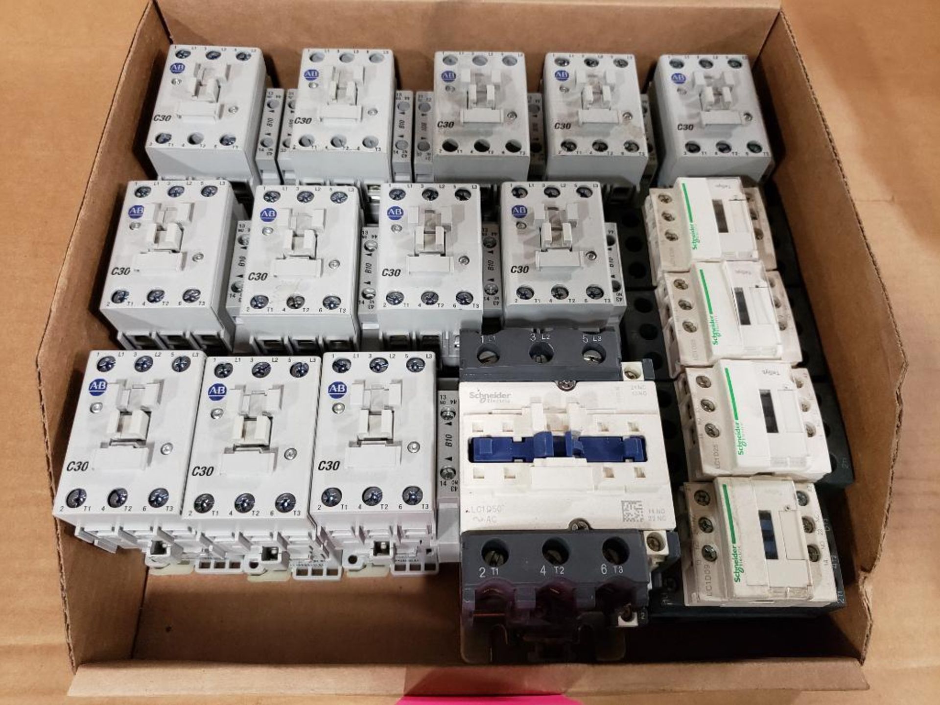 Assorted electrical contactor and relays. Allen Bradley, Schneider Electric. - Image 2 of 8