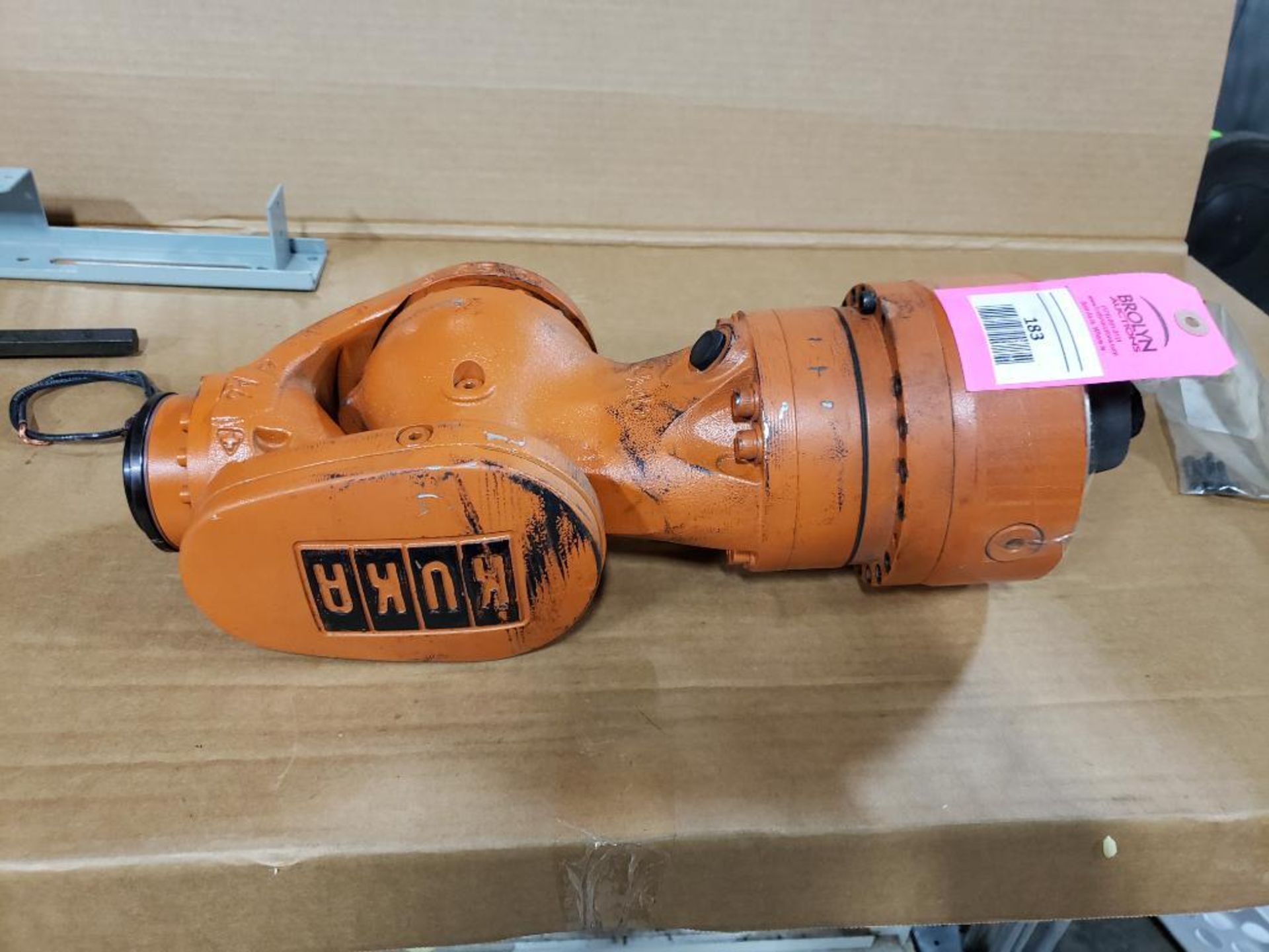 Kuka ZH16 robot arm.