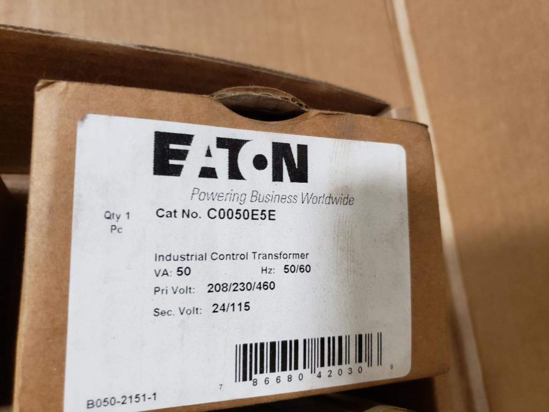 Qty 3 - Assorted electrical transformer. Ne win box. Square-D, Eaton, EGS. - Image 4 of 6