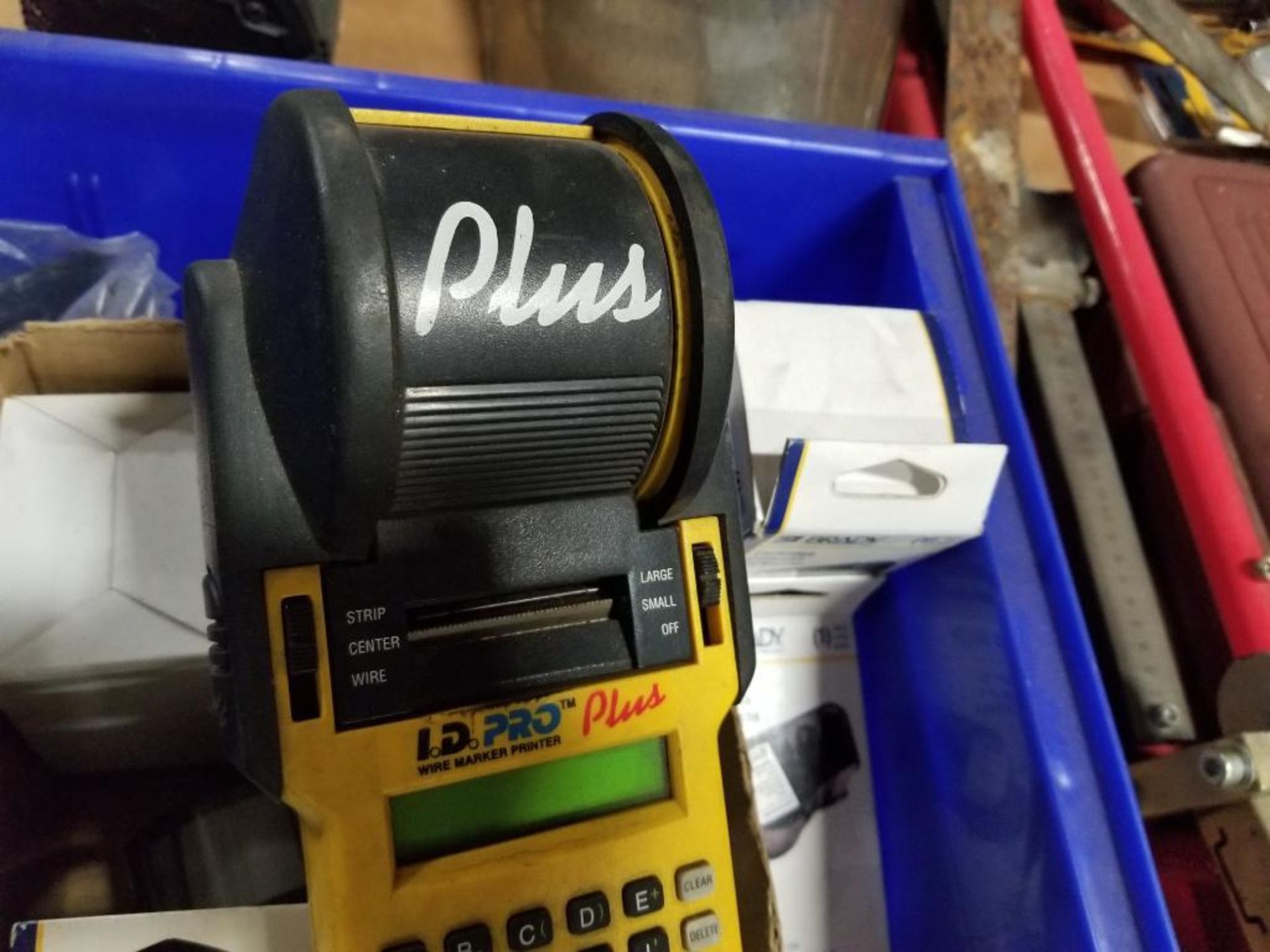 Pallet of assorted tools, label maker, pump. Simer, Porter Cable, Brady. - Image 3 of 16