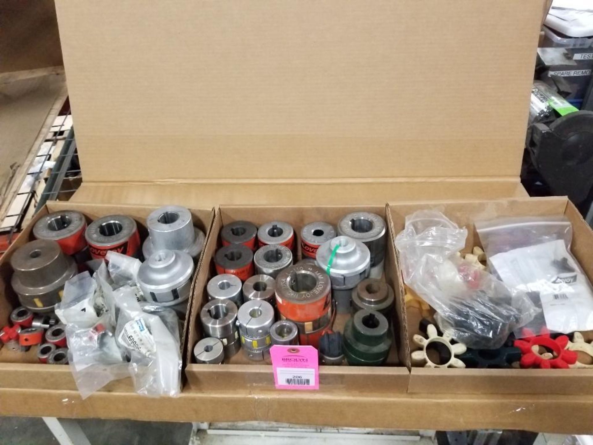 Large qty of assorted couplings and spiders. - Image 12 of 12