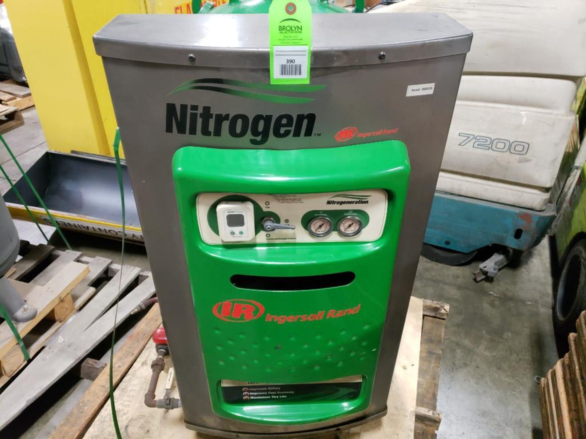 Ingersoll Rand nitrogen generator. Model N20406-PG. 175psig max.