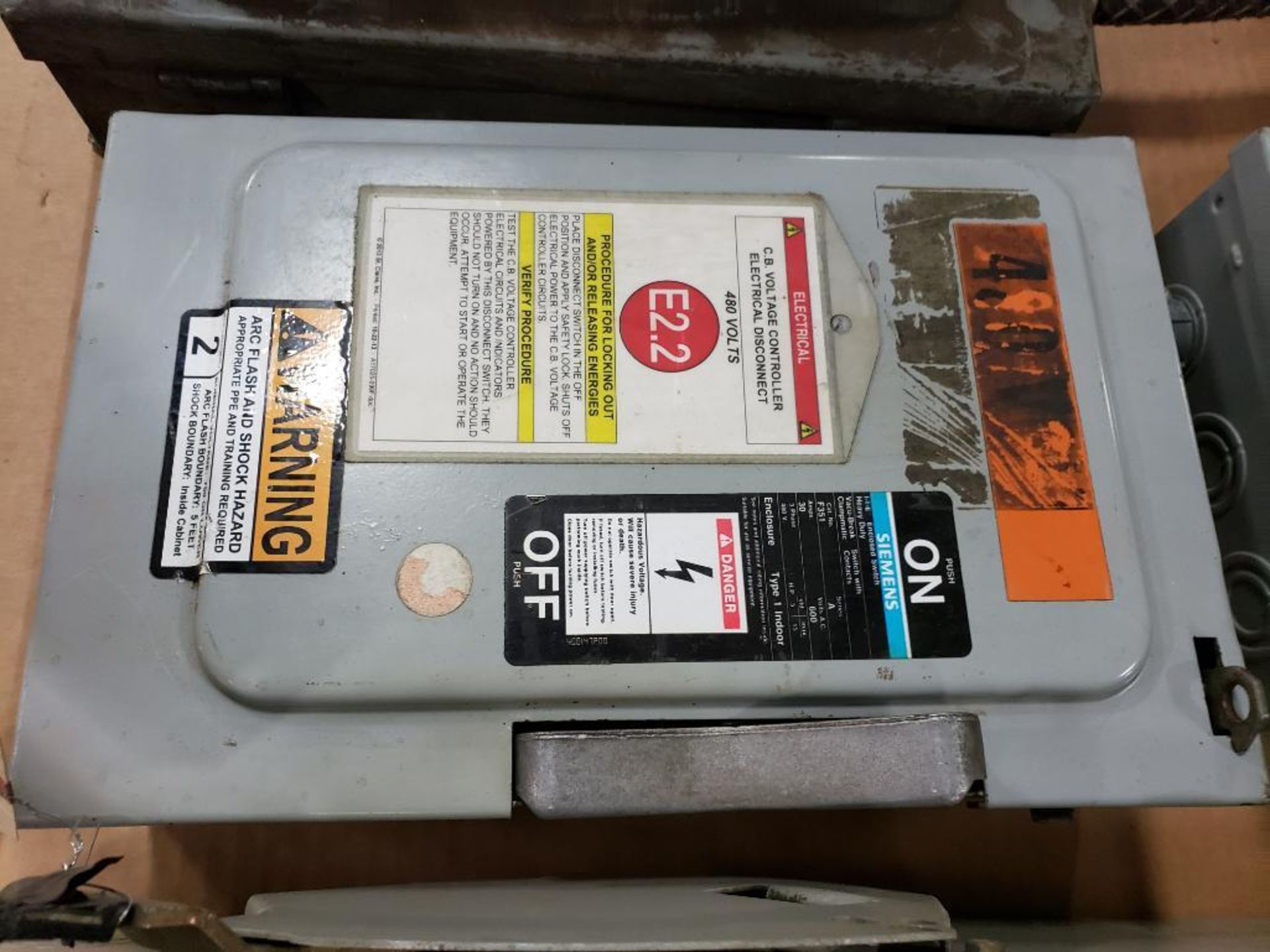 Pallet of assorted safety disconnects, breaker boxes, etc. - Image 6 of 18