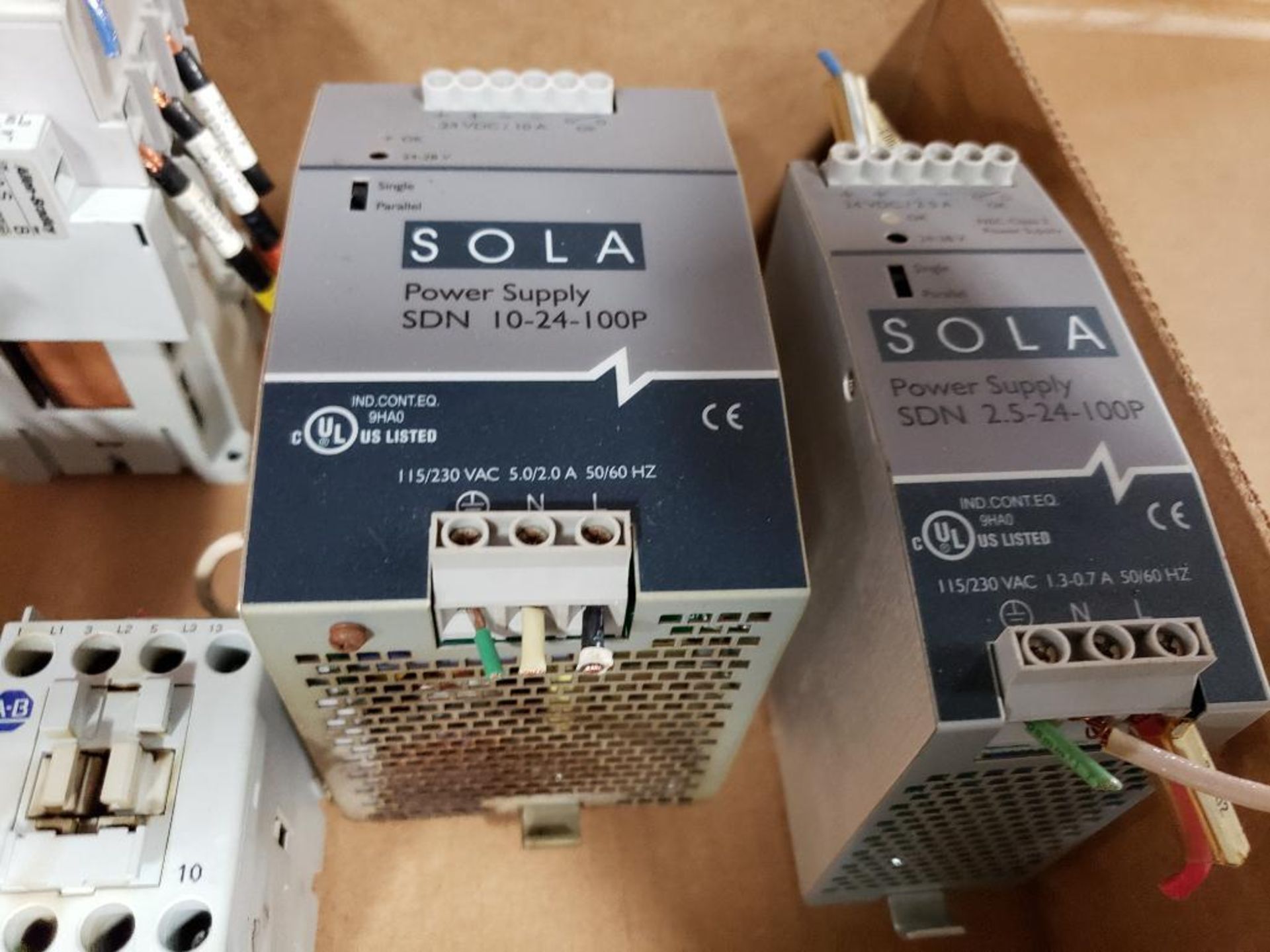 Assorted electrical power supply, contactor. Allen Bradley, Sola. - Image 4 of 5