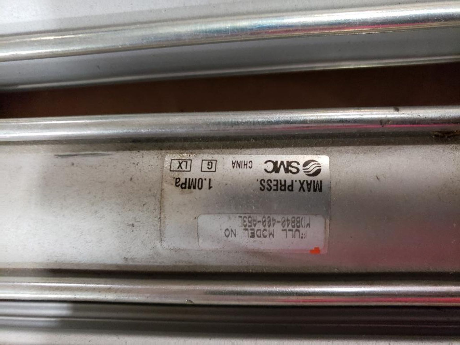Pallet of assorted pneumatic cylinders. SMC, Festo. - Image 11 of 24