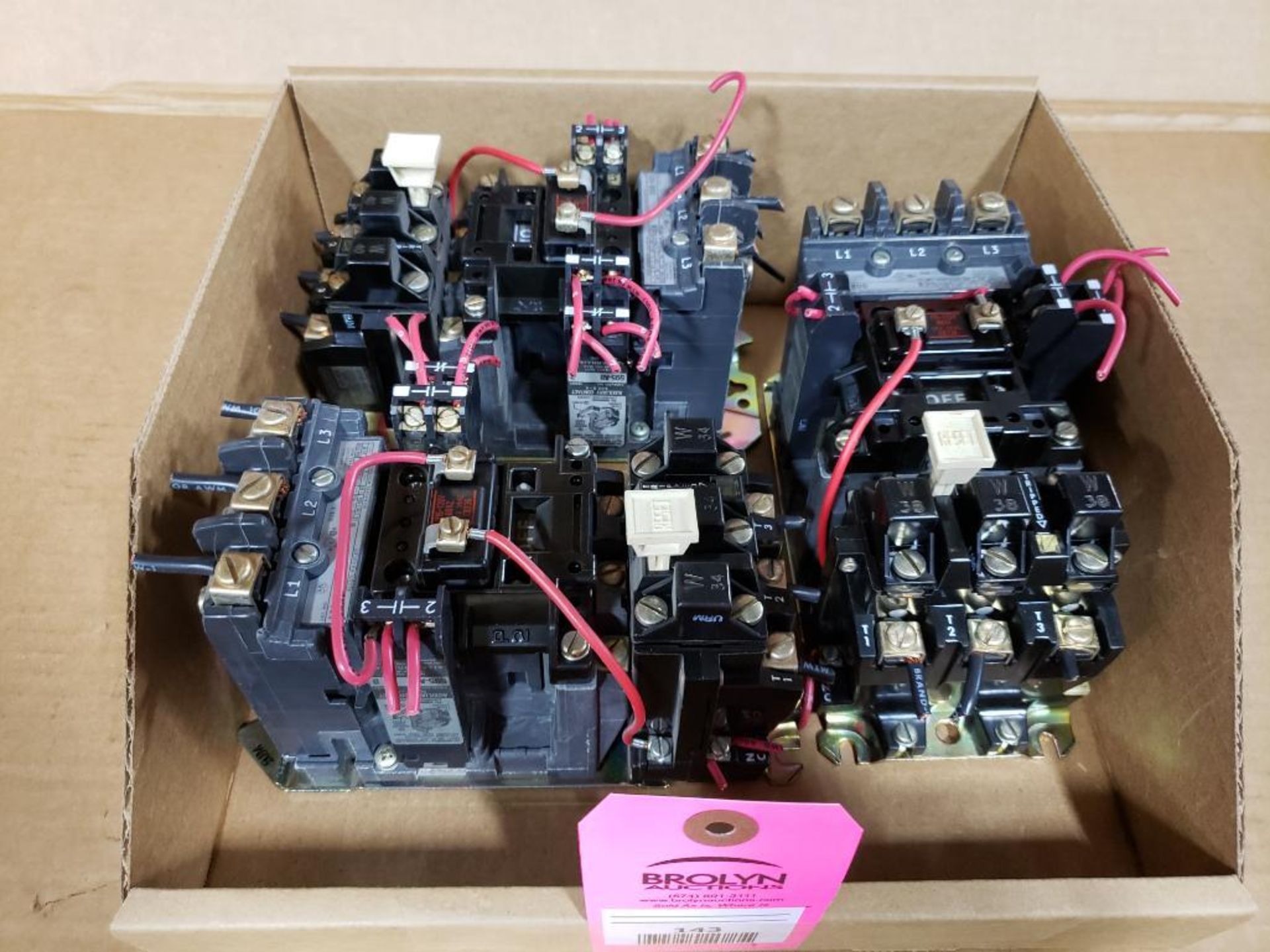 Qty 3 - Allen Bradley starter. 509-BOD.