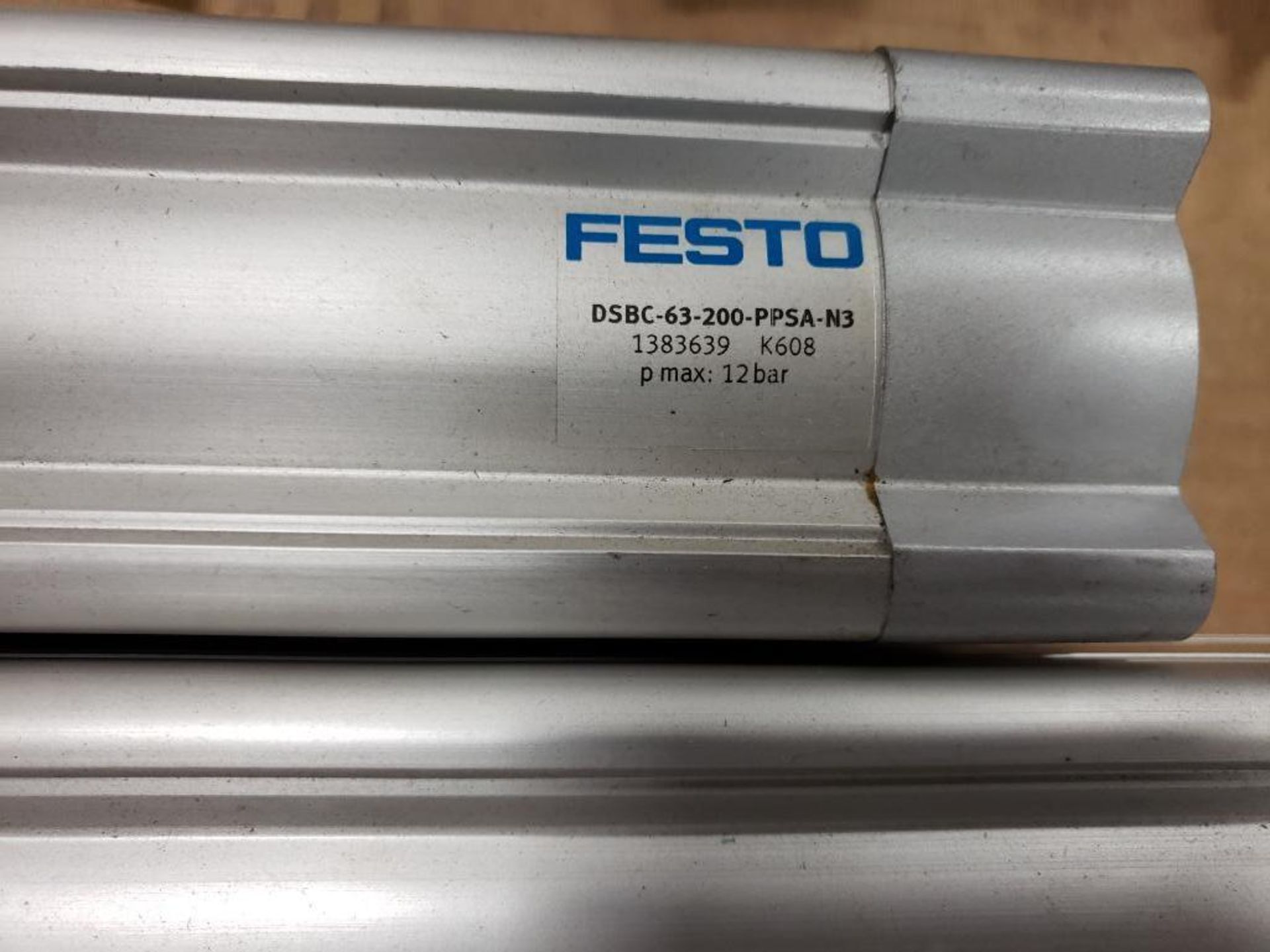 Pallet of assorted pneumatic cylinders. SMC, Festo. - Image 14 of 24