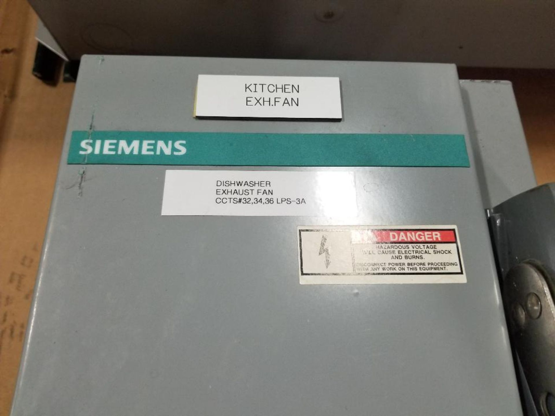 Heavy duty safety disconnect starter. Siemens. - Image 2 of 6