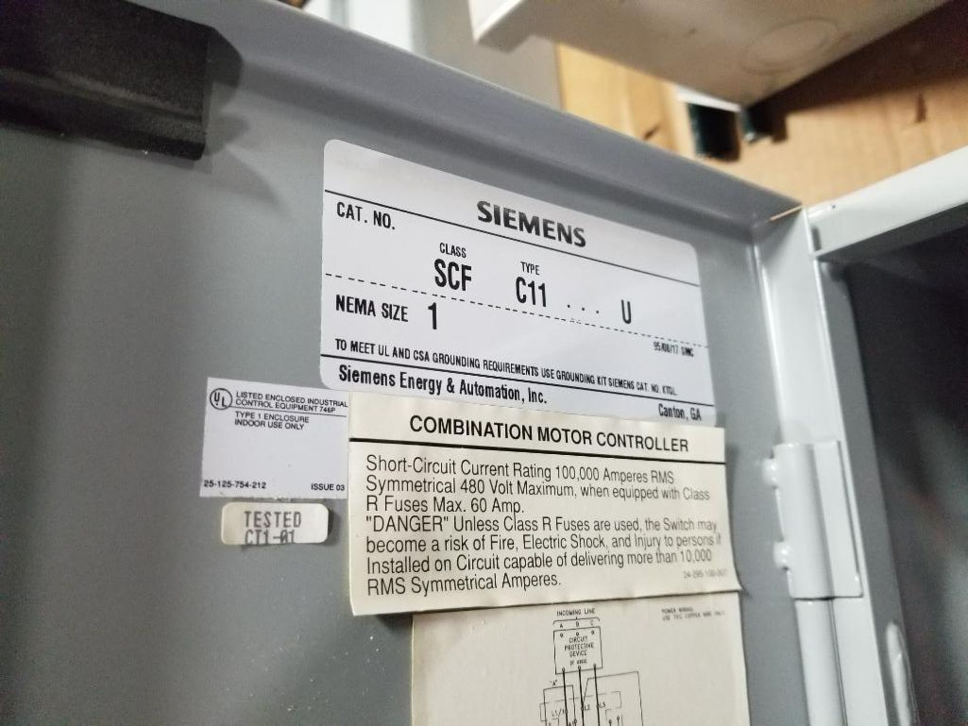 Heavy duty safety disconnect starter. Siemens. - Image 6 of 6