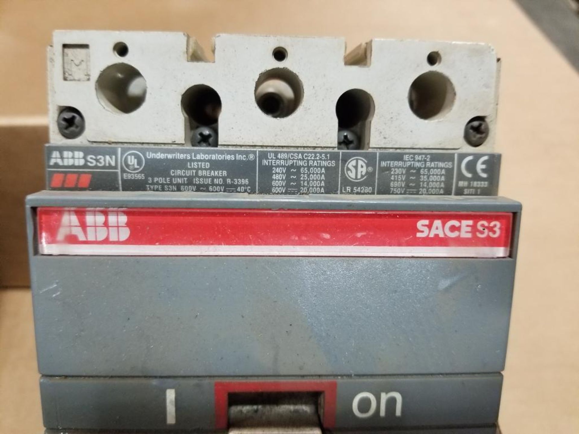 Qty 4 - ABB SACE S3 breaker. S3N. - Image 4 of 5