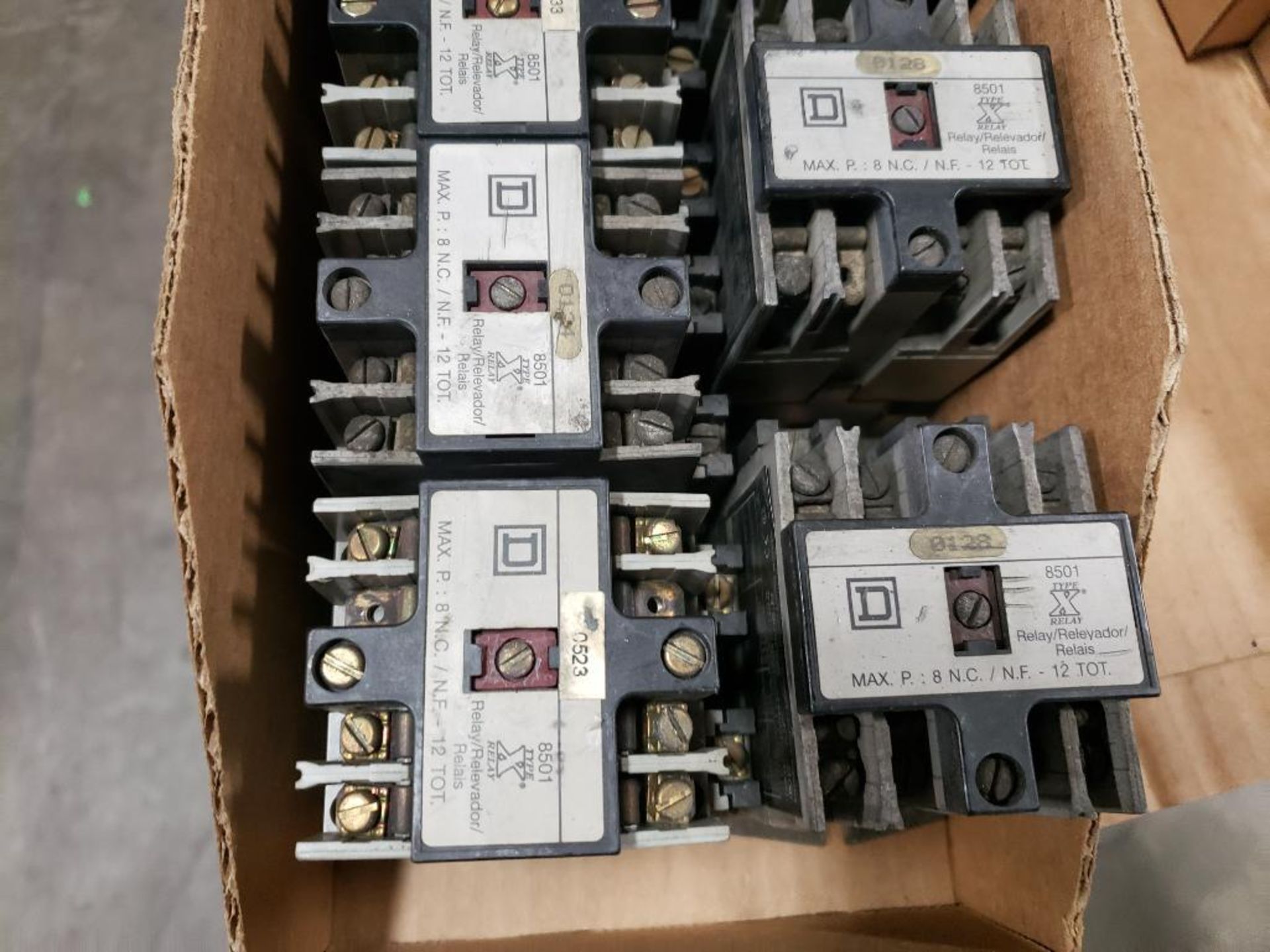 Qty 7 - Square-D control relay. 8501-X0-20, 120V-coil. - Image 4 of 4