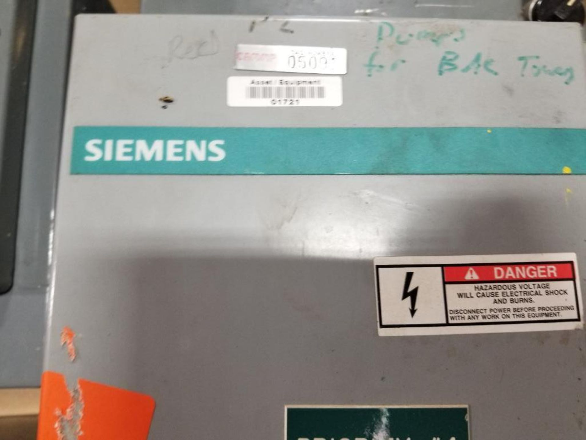 Heavy duty safety disconnect starter. Siemens. - Image 2 of 6