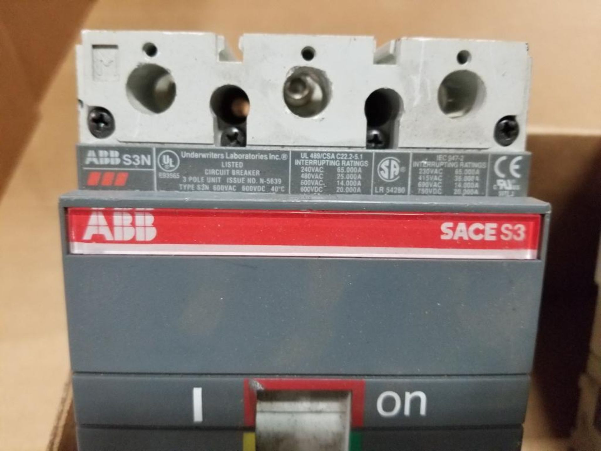 Qty 4 - ABB SACE S3 breaker. S3N. - Image 5 of 5