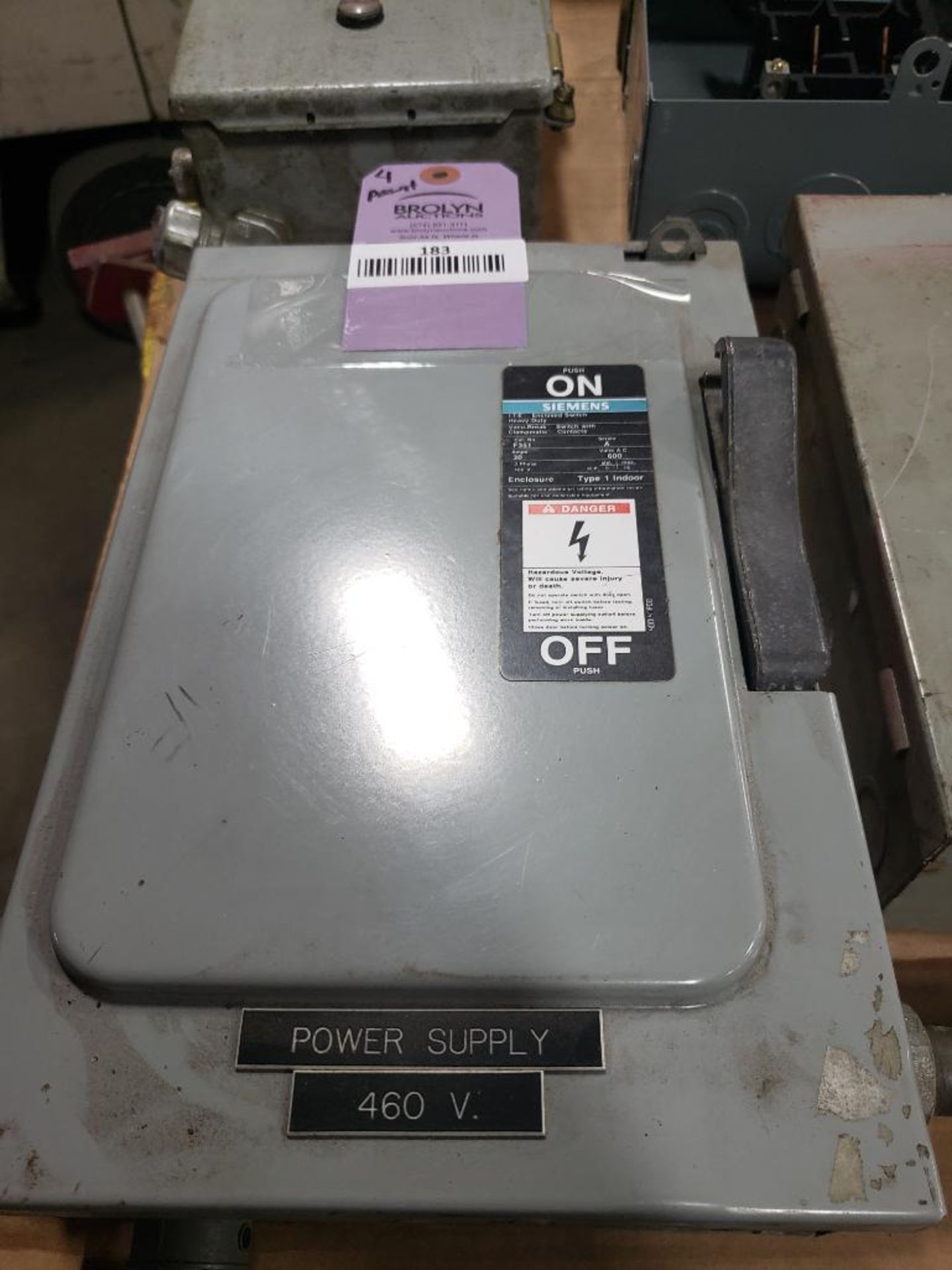 Qty 4 - Assorted electrical safety switch. GE, Siemens, Square-D. - Image 10 of 18