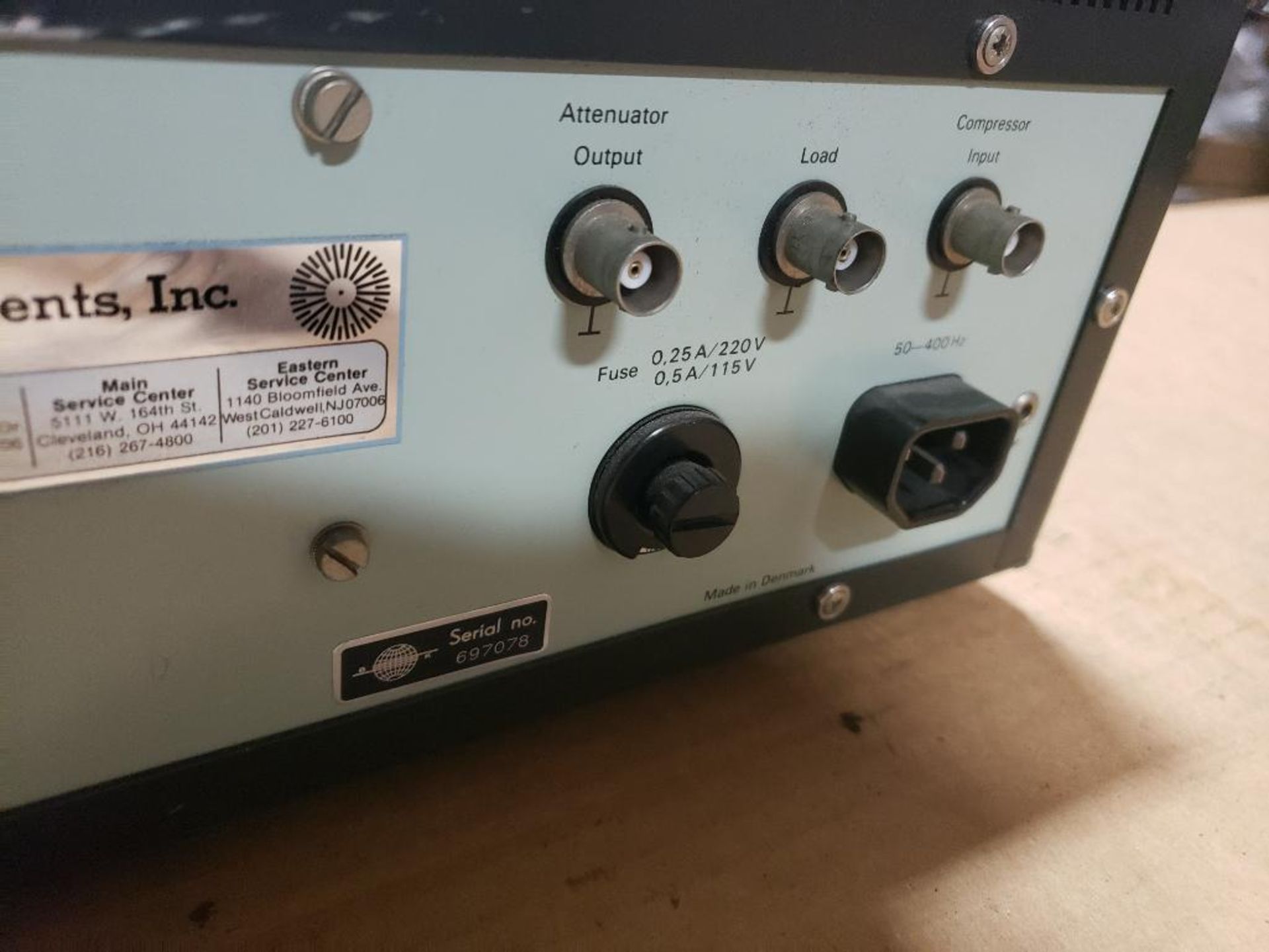 Bruel & Kjaer B&K Instruments Sine Generator Type 1023. Serial #697078. - Image 5 of 6