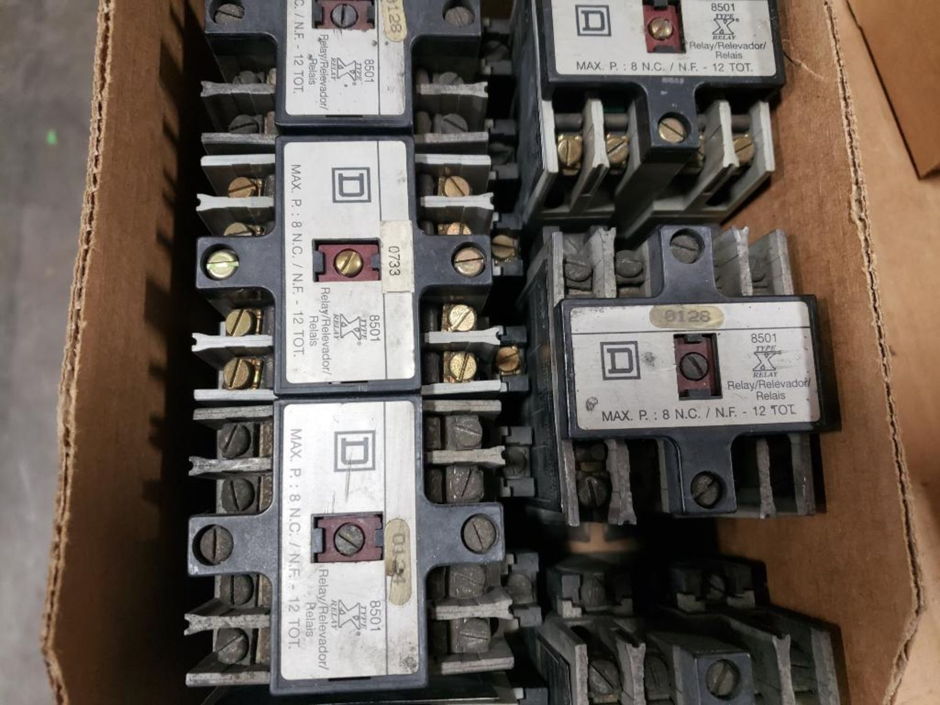 Qty 7 - Square-D control relay. 8501-X0-20, 120V-coil. - Image 3 of 4