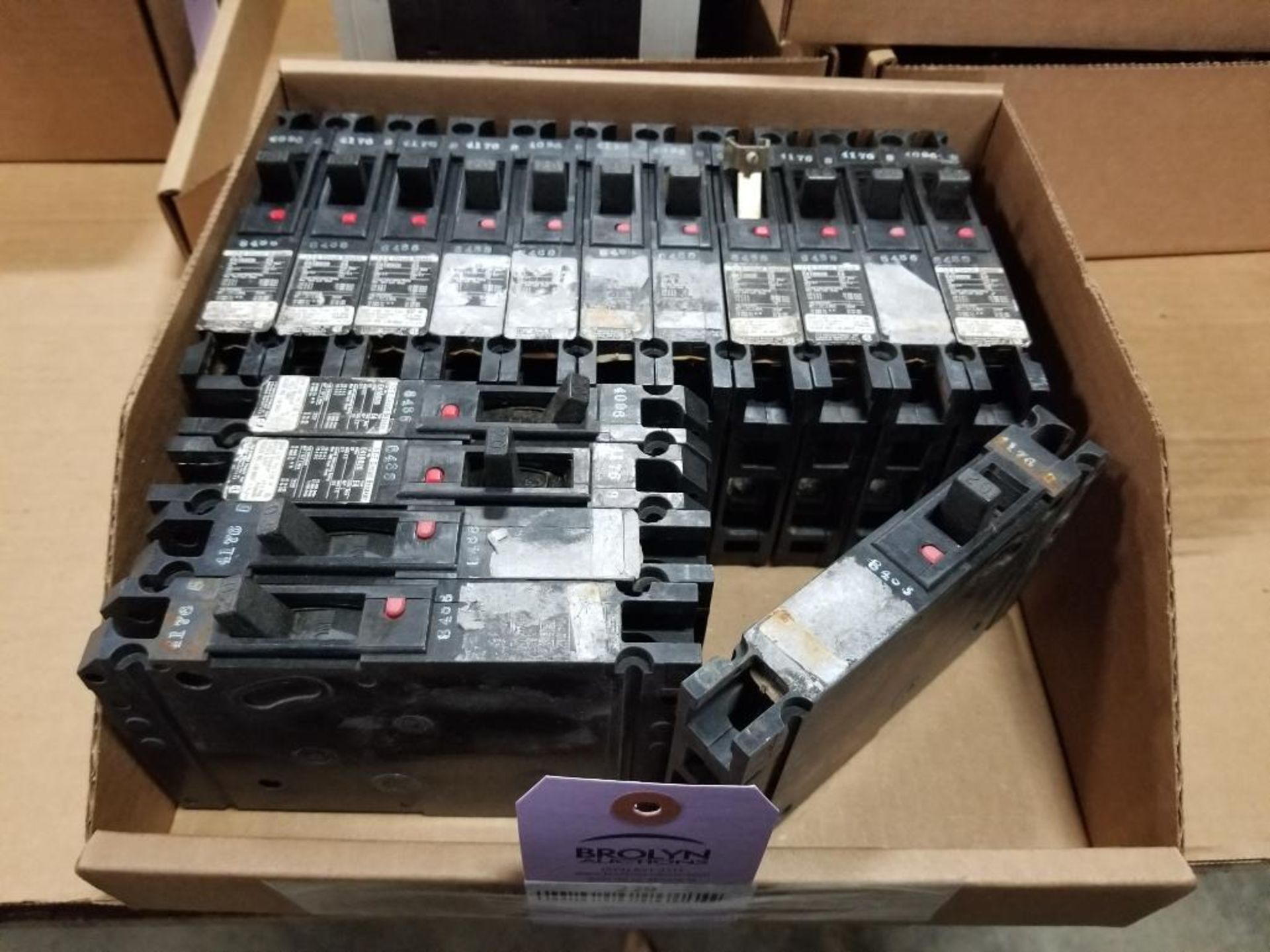 Qty 16 - Assorted ITE circuit breakers.