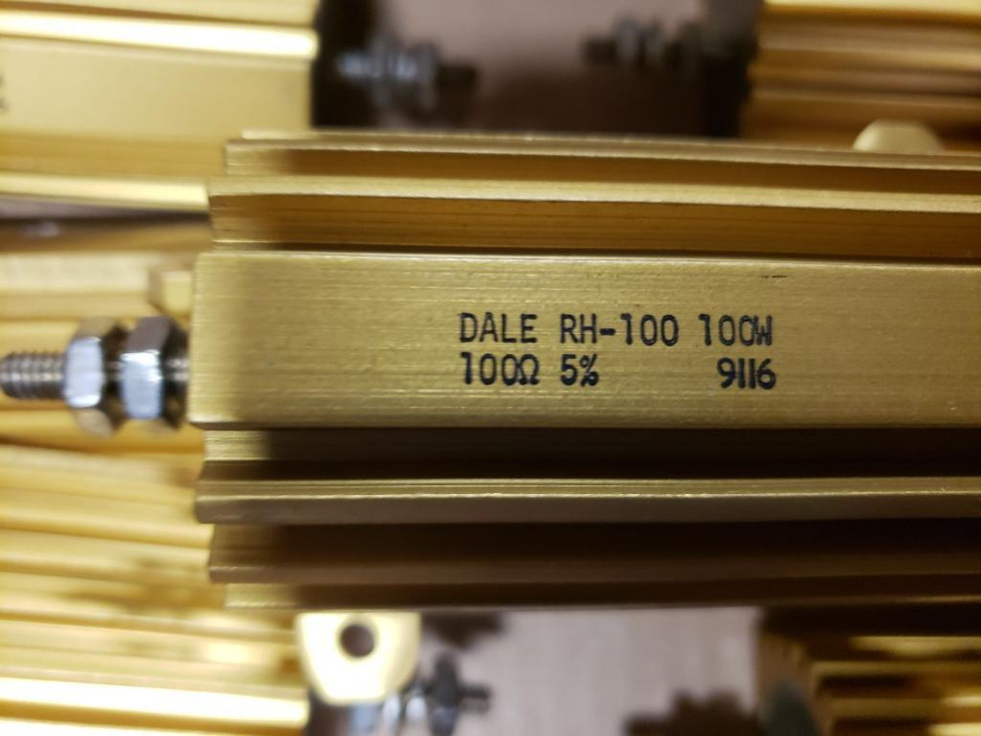 Qty 12 - Dale RH-100 resistor. 100W, 100-OHM 5%. - Image 2 of 5