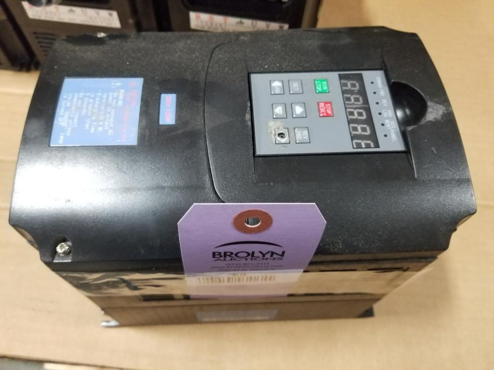 Variable frequency drive. Model A2-8075.