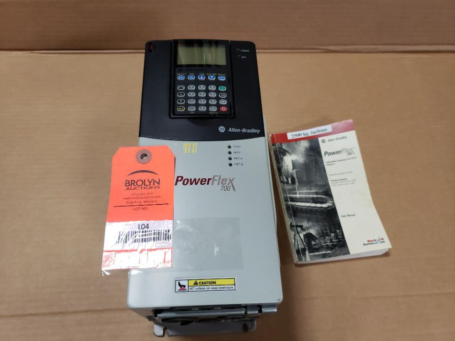 10HP Allen Bradley Power Flex 700 adjustable frequency AC drive. 20B-E-011A0AYNANC0. - Image 9 of 10