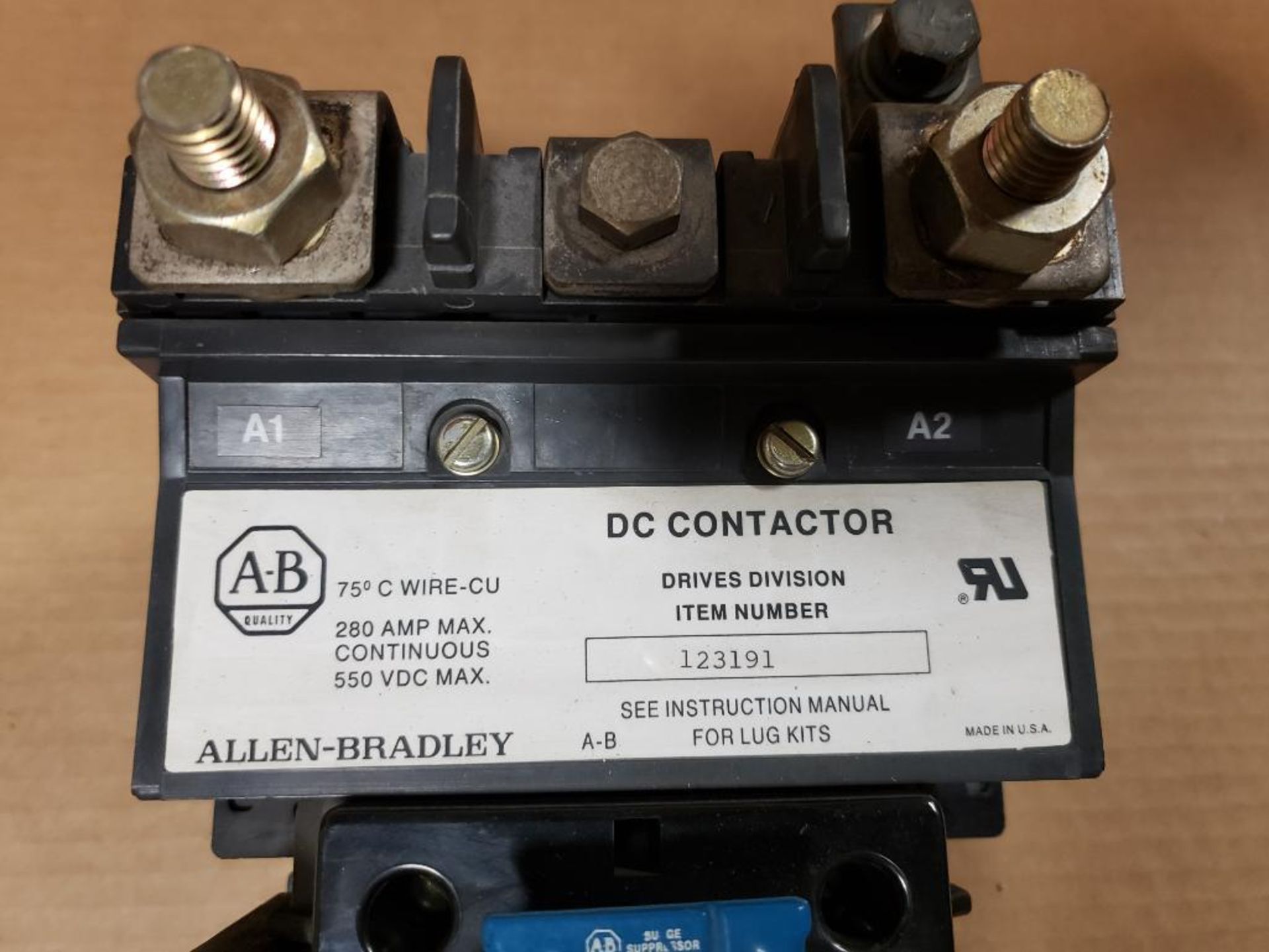 Allen Bradley DC contactor. 123191. - Image 3 of 5