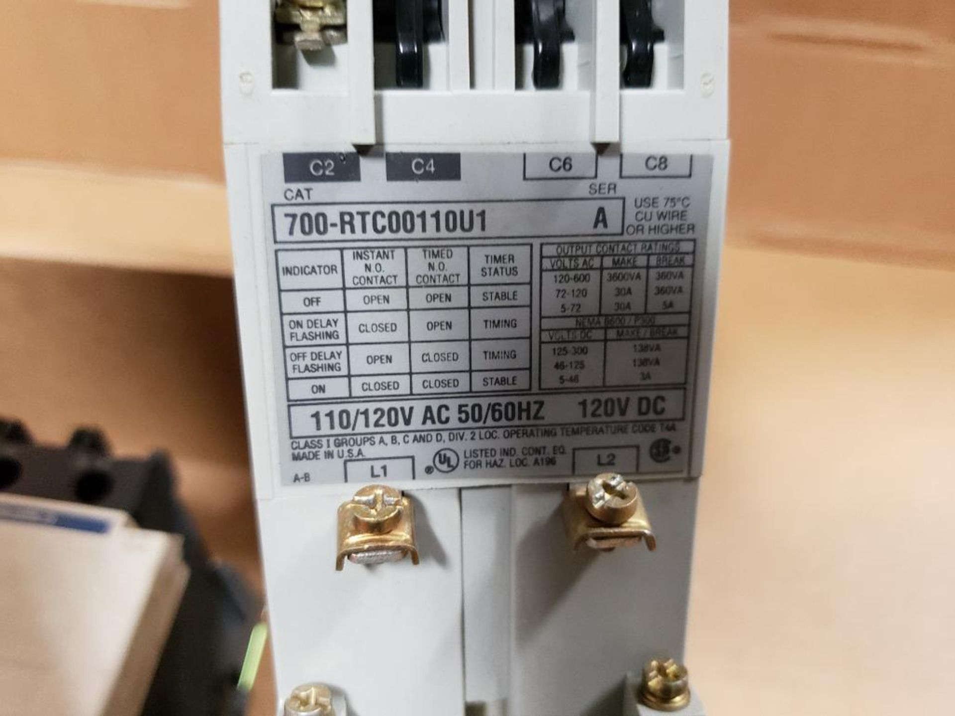 Assorted electrical contactor, motor protector. Square-D Telemecanique, Allen Bradley. - Image 7 of 10