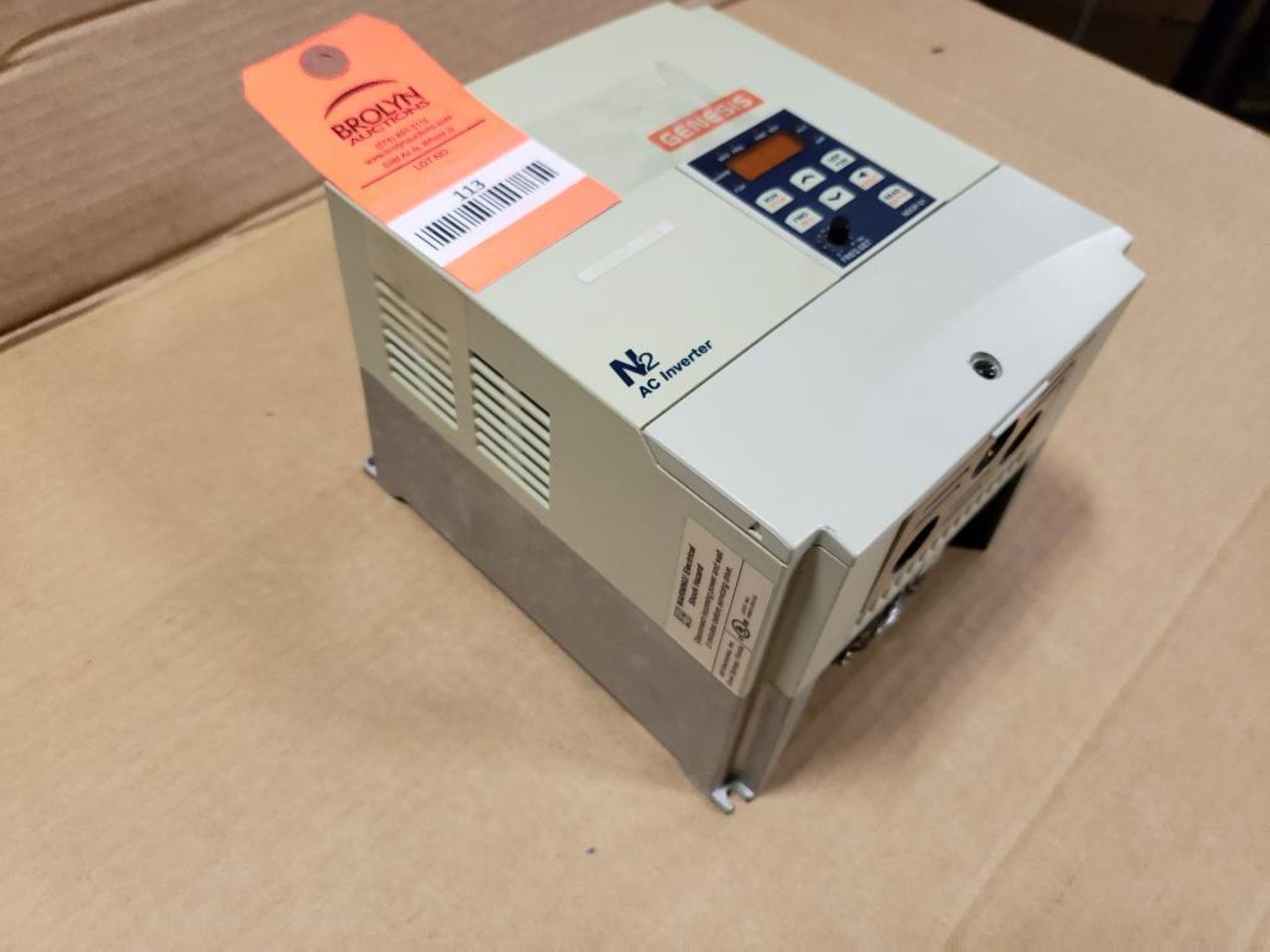Genesis N2 AC Inverter drive. Model: KBM2-2305-1 P/N: 12040. 5HP output. - Image 4 of 7