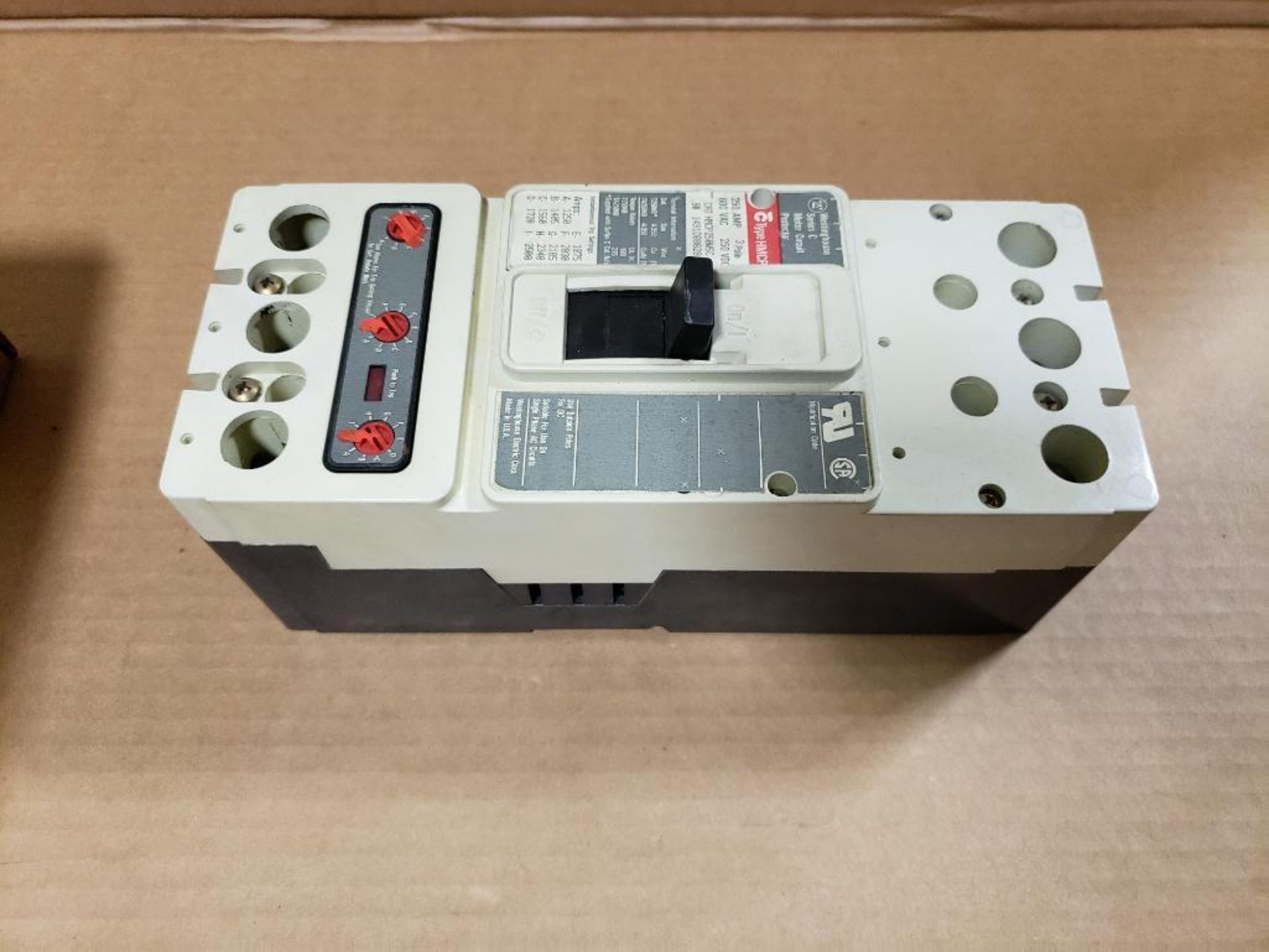 Westinghouse HMCP250W5C circuit breaker. 250AMP. - Image 5 of 5