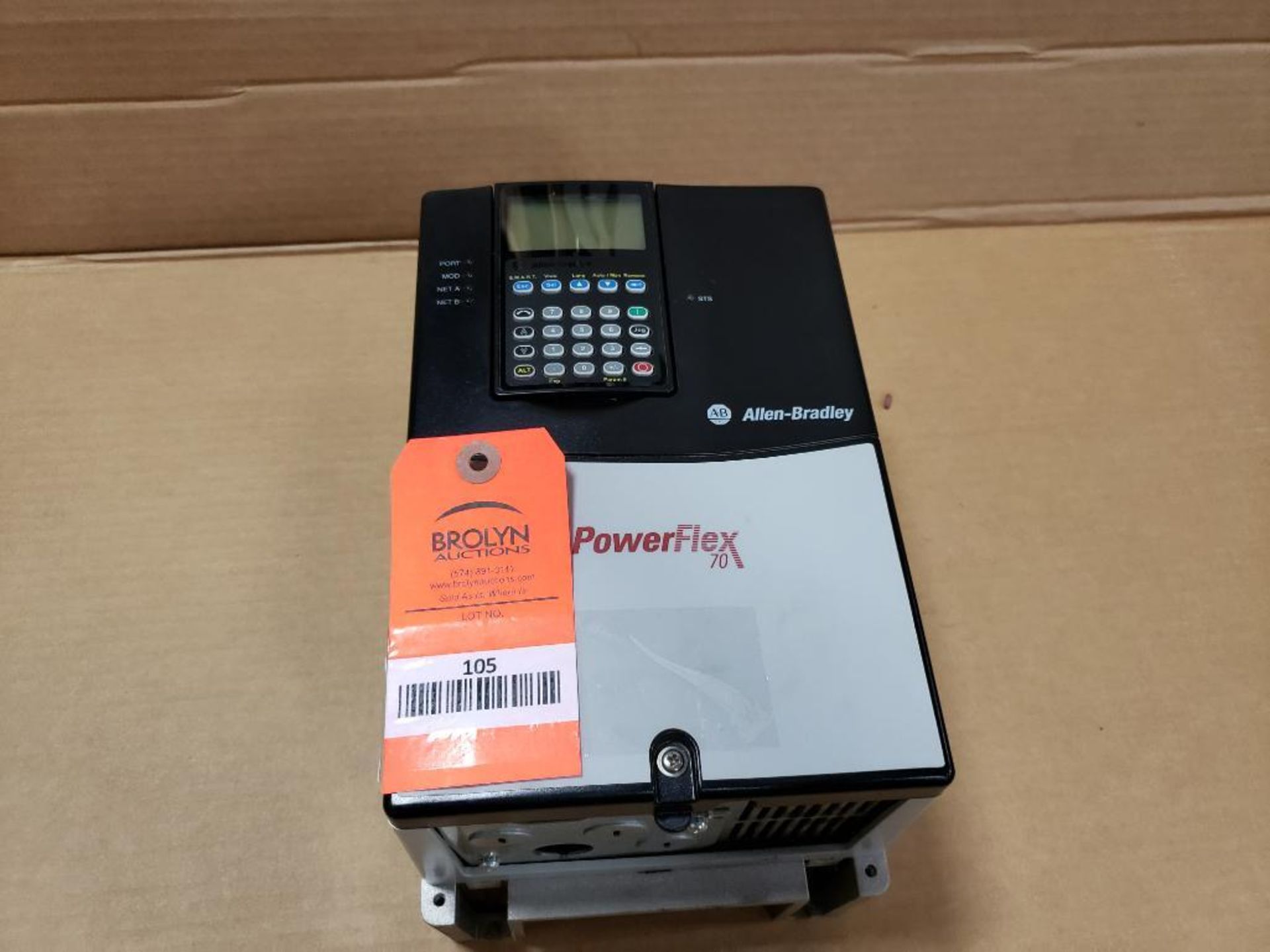 7.5HP Allen Bradley Power Flex 70 adjustable frequency AC drive. 20A-E-9P0A0AYNNNC0. - Image 7 of 10