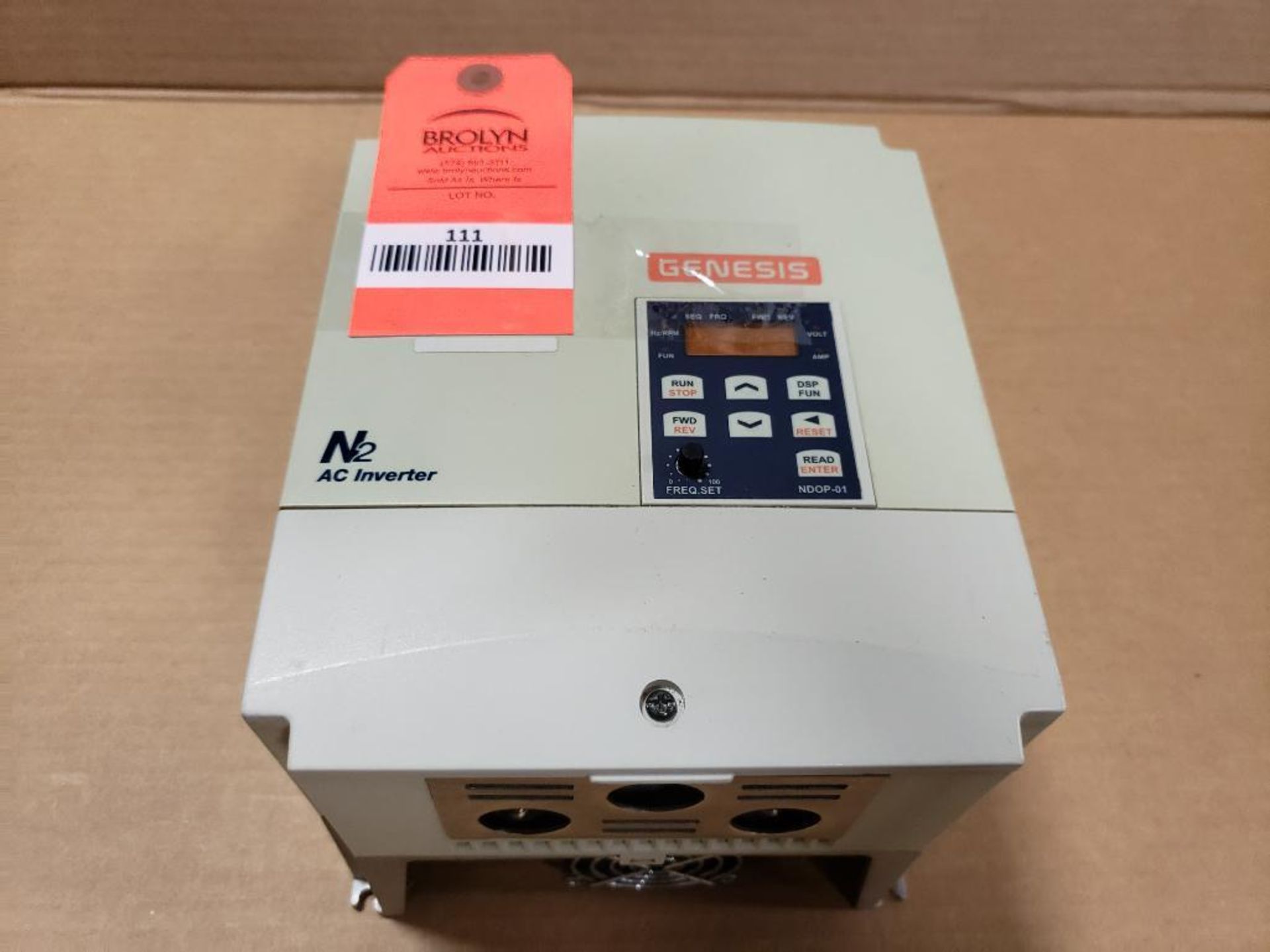 Genesis N2 AC Inverter drive. Model: KBM2-2305-1 P/N: 12040. 5HP output.