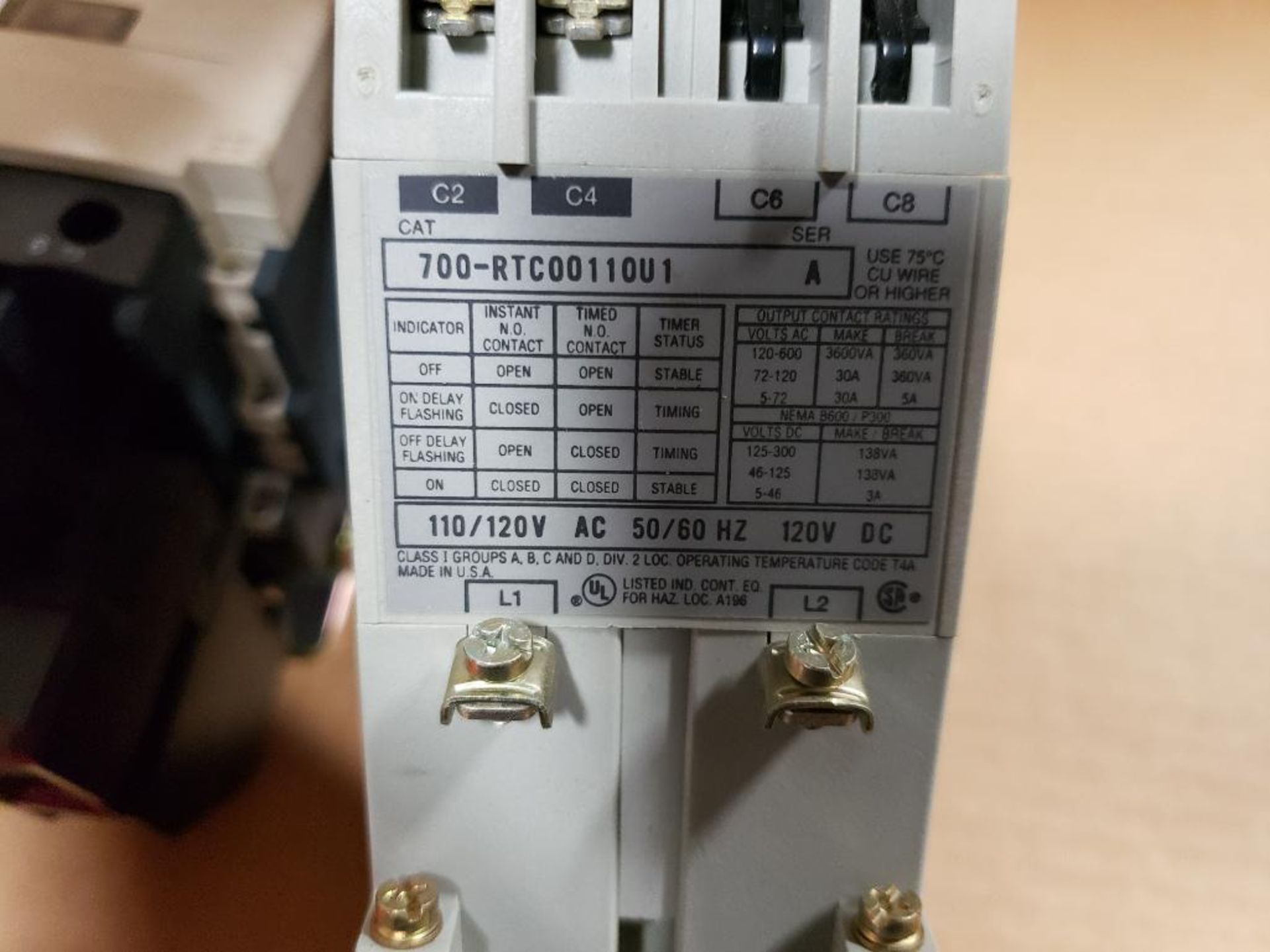 Assorted electrical contactor, motor protector. Square-D Telemecanique, Allen Bradley. - Image 8 of 10