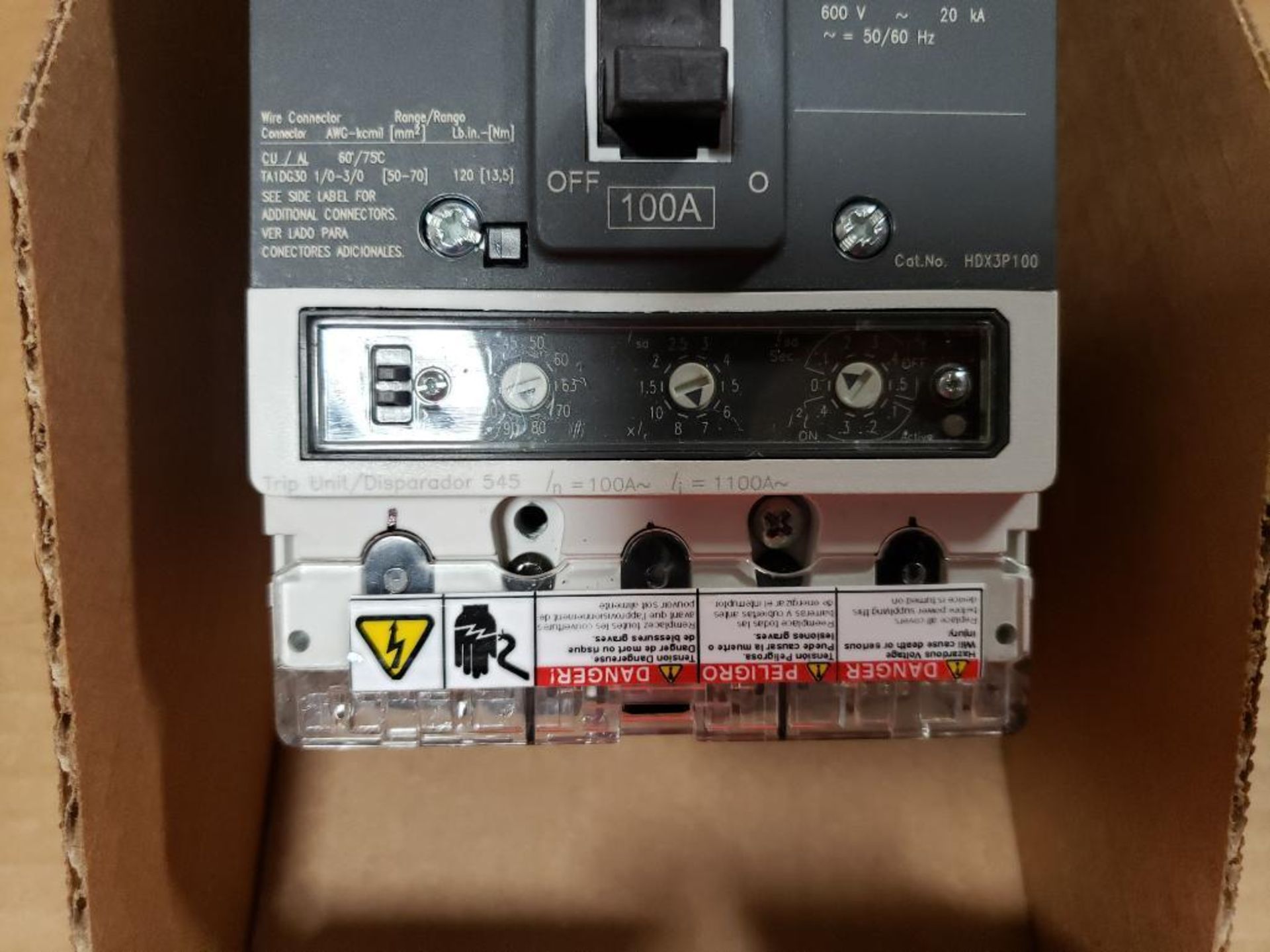 Siemens DP-3544 100A circuit breaker. - Image 3 of 9
