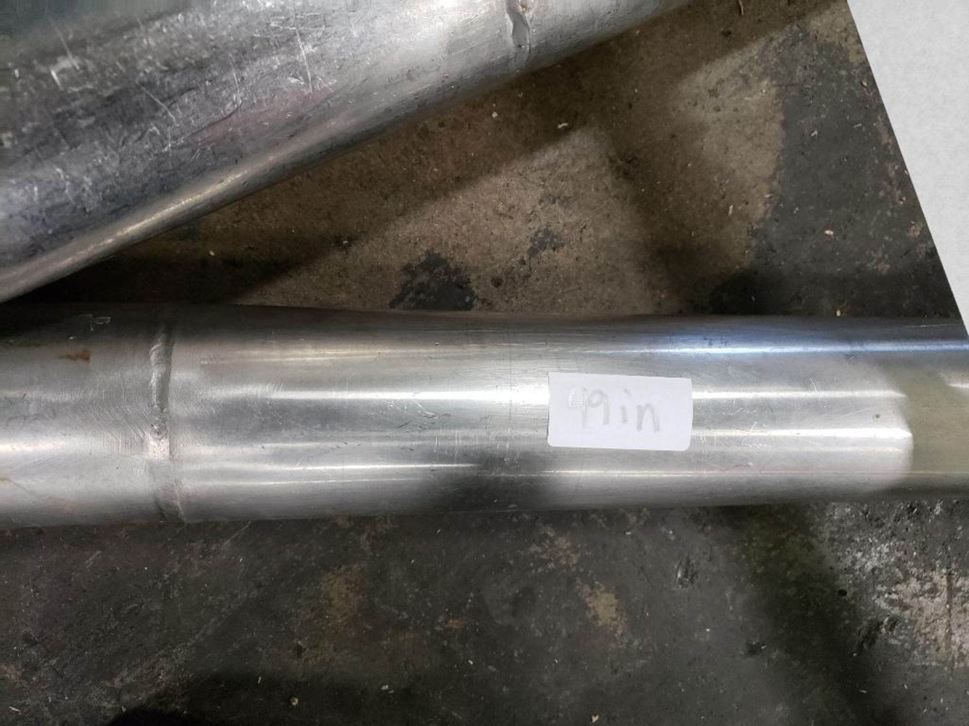 3 inch - Approx 124 total feet of 3in stainless food grade pipe in assorted lengths. - Image 8 of 16