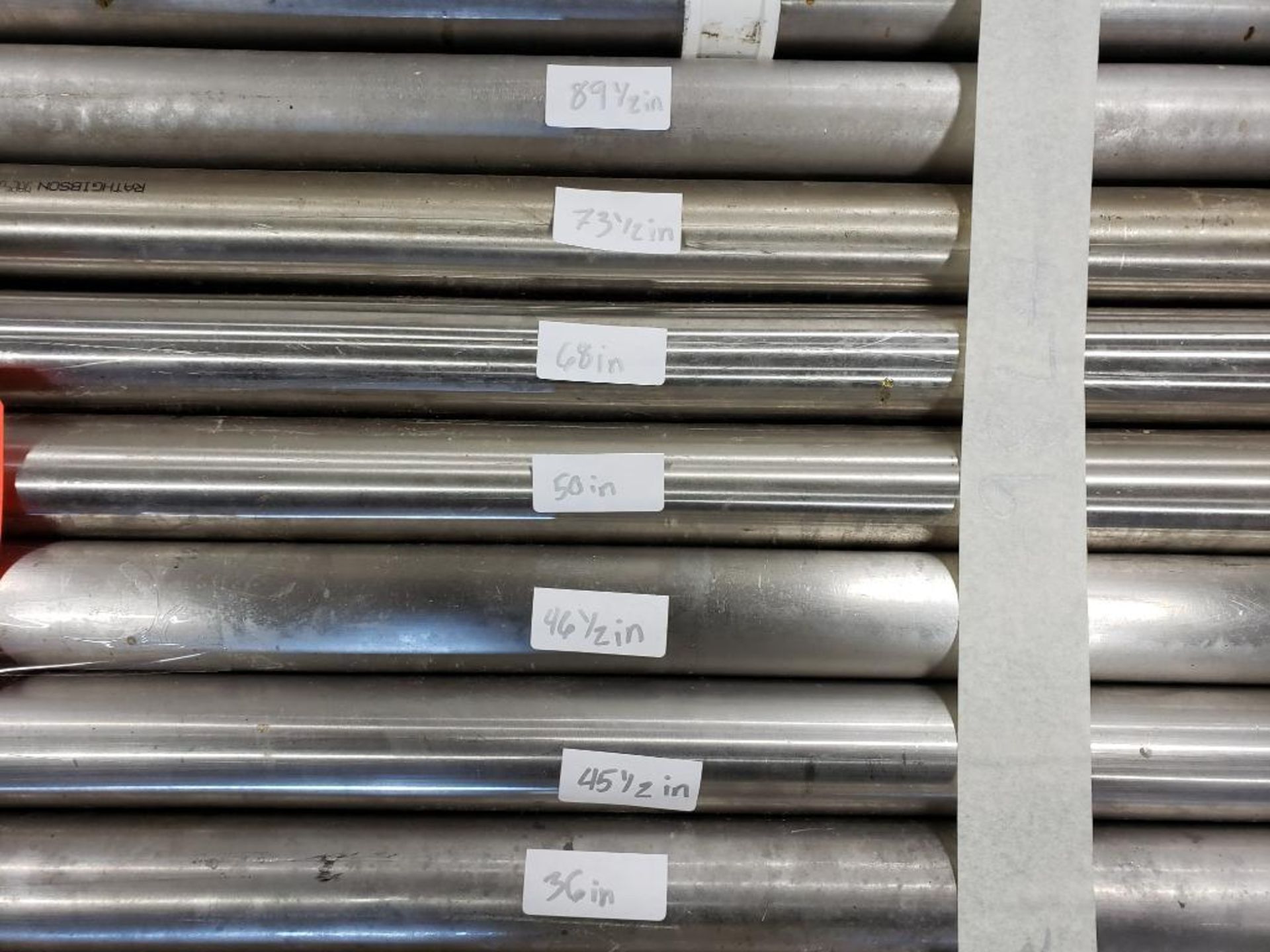 2 inch - Approx 98 total feet of 2in stainless food grade pipe in assorted lengths. - Image 5 of 10