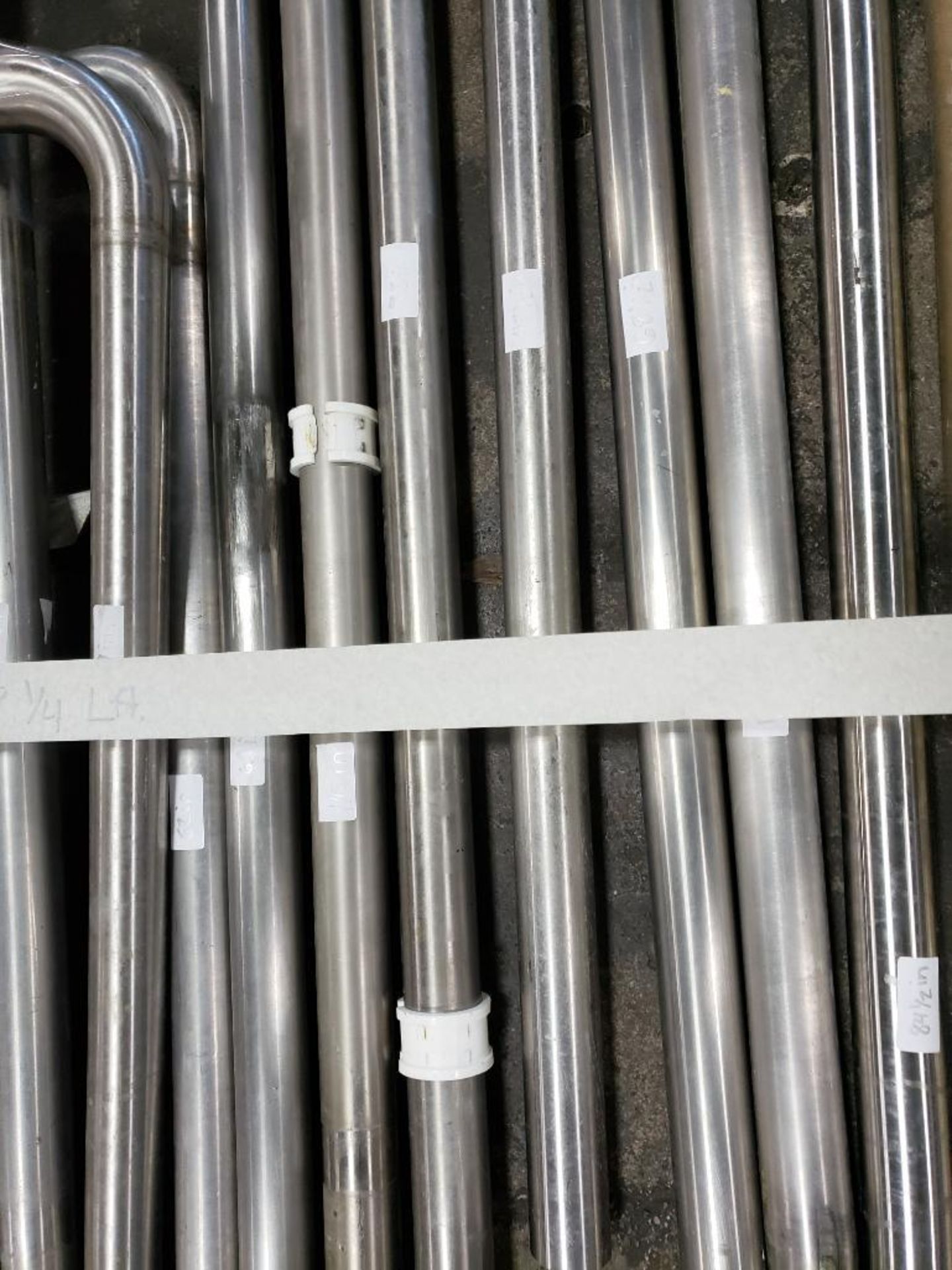 2 inch - Approx 158 total feet of 2in stainless food grade pipe in assorted lengths. - Image 4 of 14