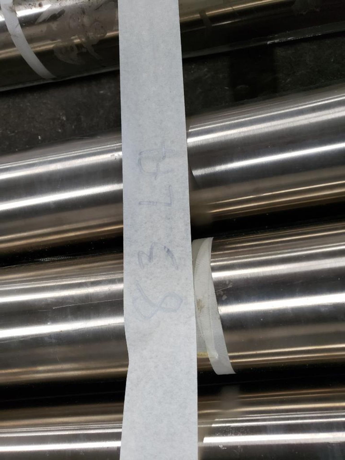 4 inch - Approx 83 feet total of 4in stainless food grade pipe in assorted lengths. - Image 6 of 14