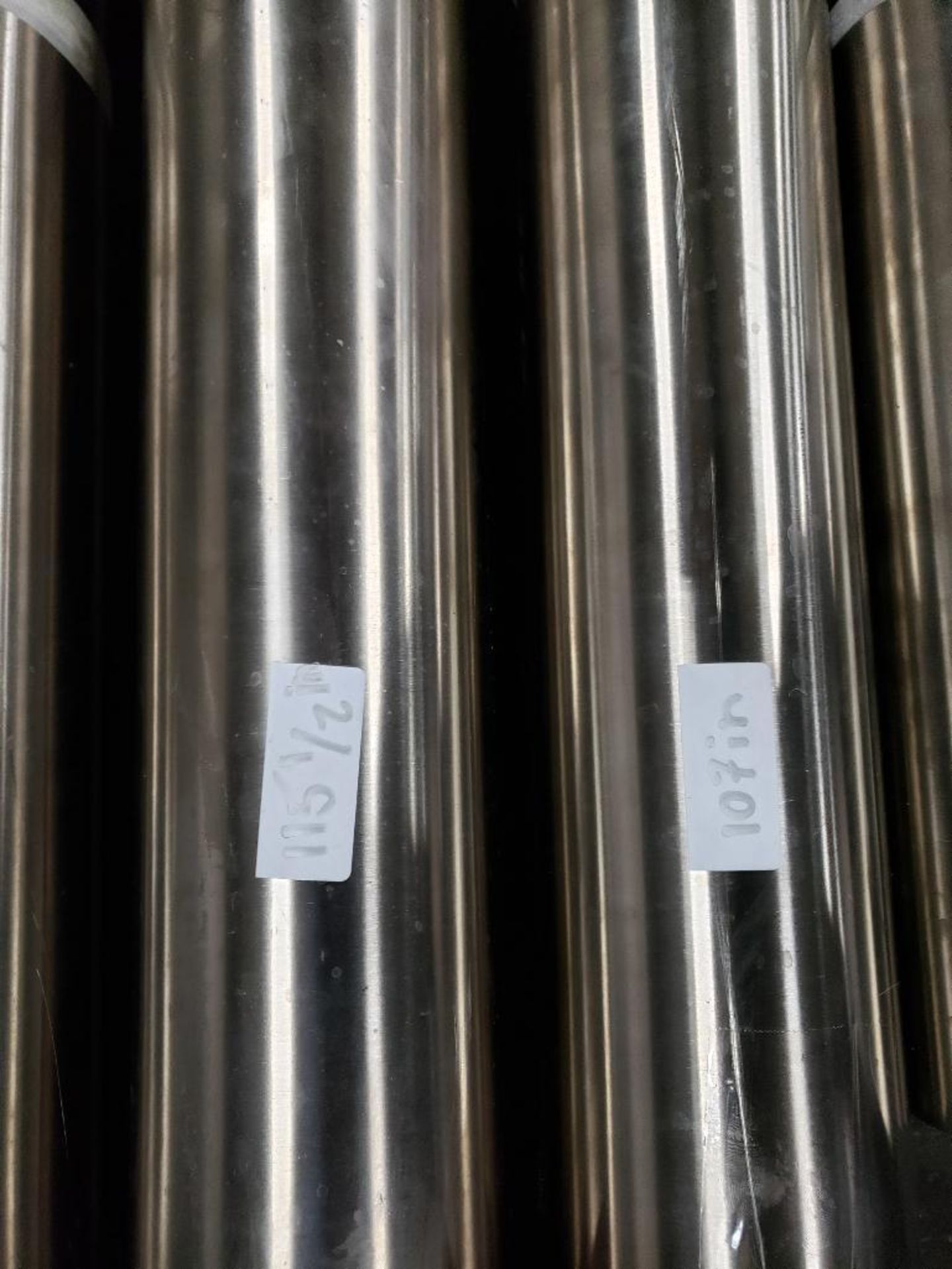 4 inch - Approx 83 feet total of 4in stainless food grade pipe in assorted lengths. - Image 9 of 14