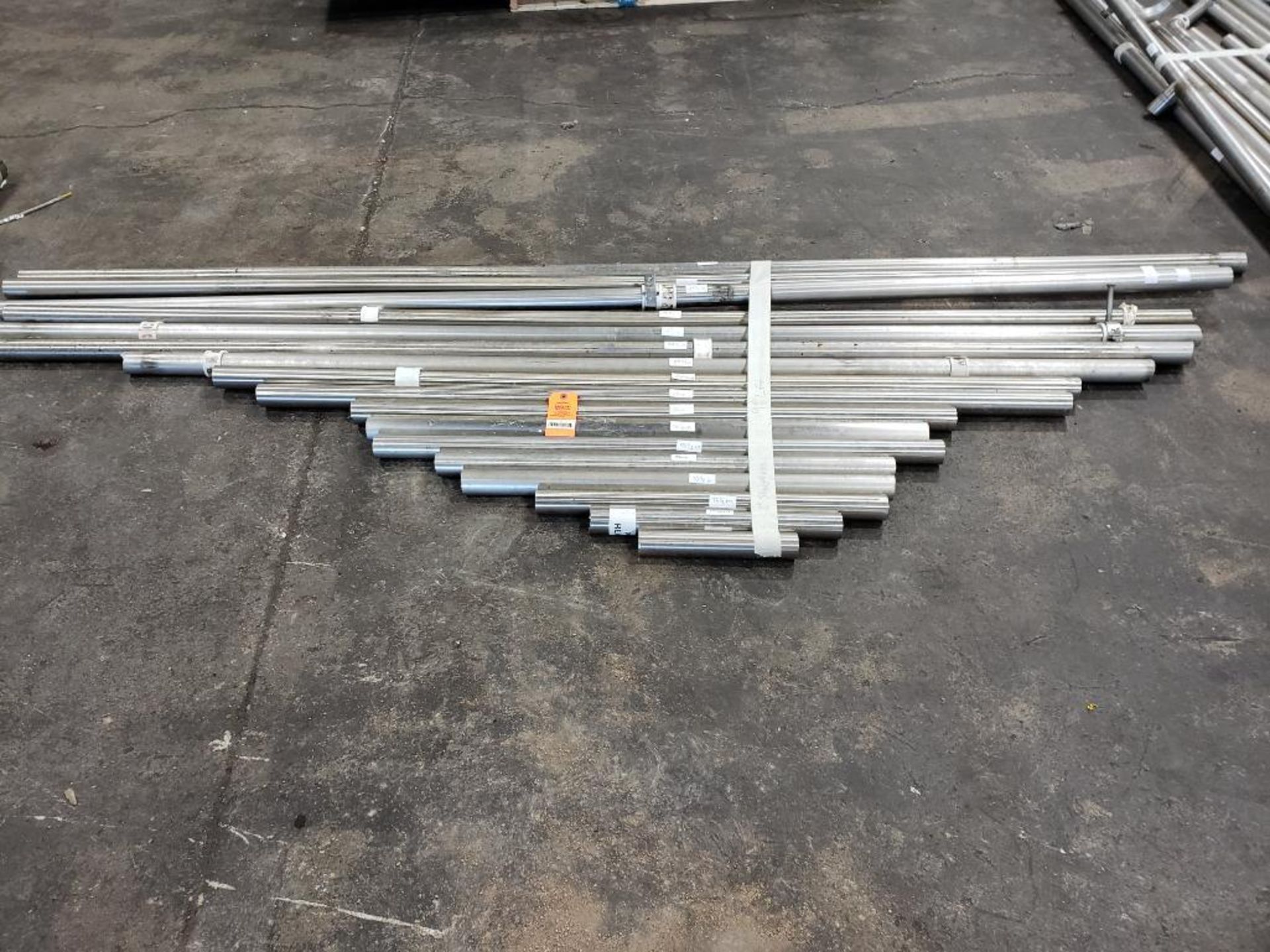 2 inch - Approx 98 total feet of 2in stainless food grade pipe in assorted lengths.