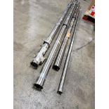 2.5 inch and 4 inch - stainless food grade pipe in assorted lengths.