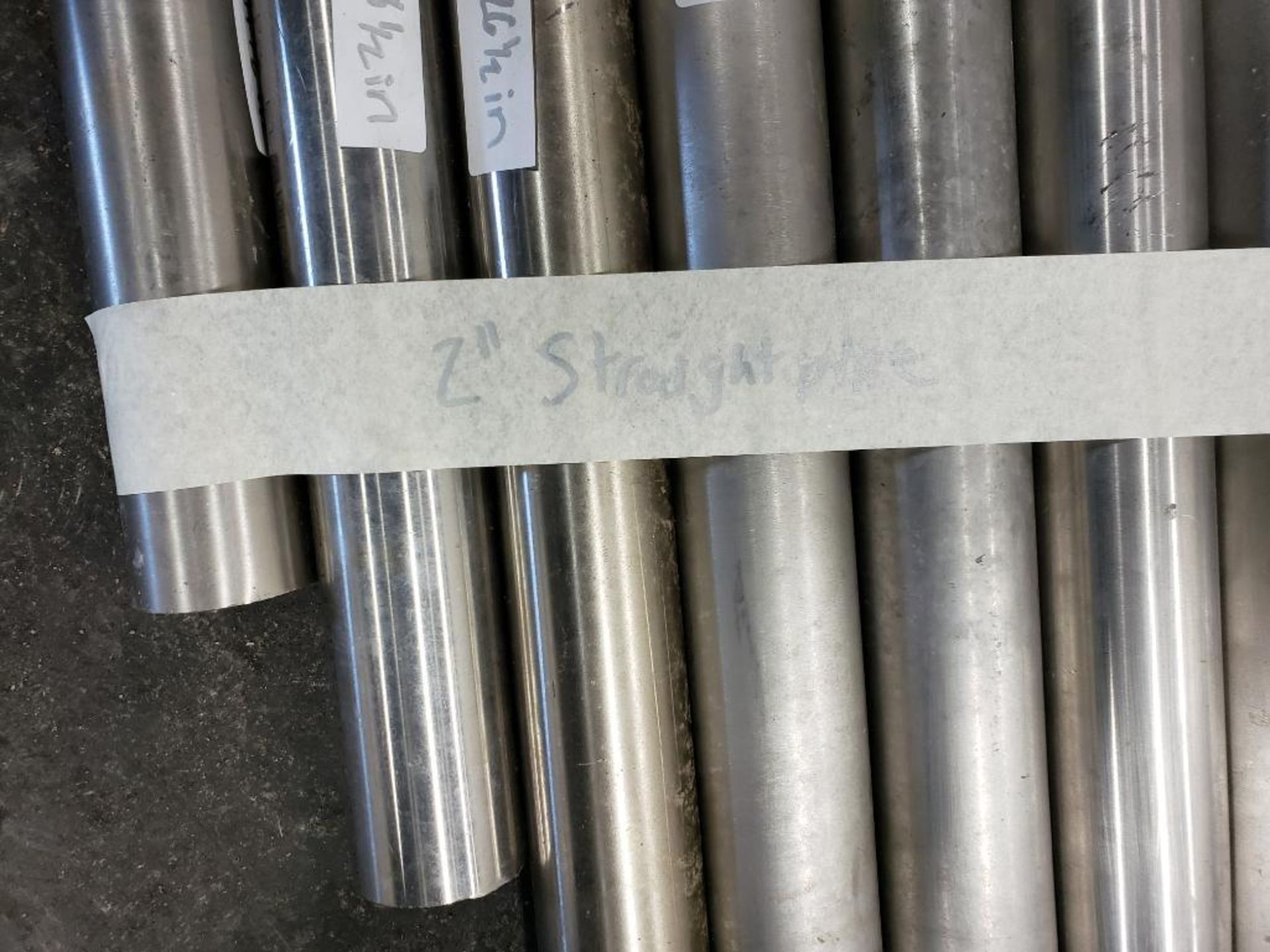 2 inch - Approx 98 total feet of 2in stainless food grade pipe in assorted lengths. - Image 9 of 10