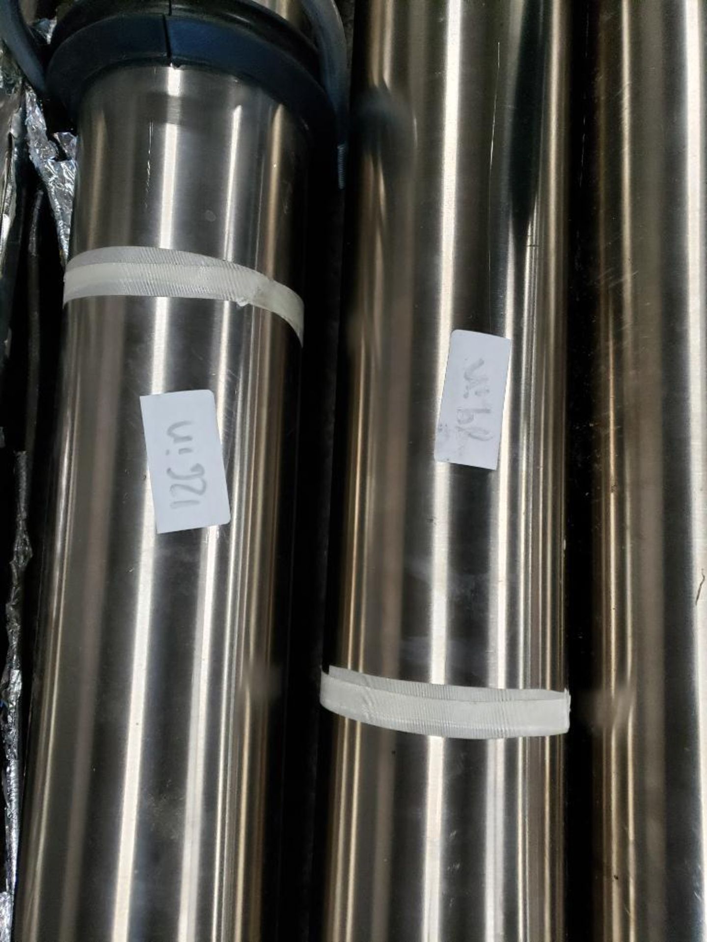 4 inch - Approx 83 feet total of 4in stainless food grade pipe in assorted lengths. - Image 11 of 14