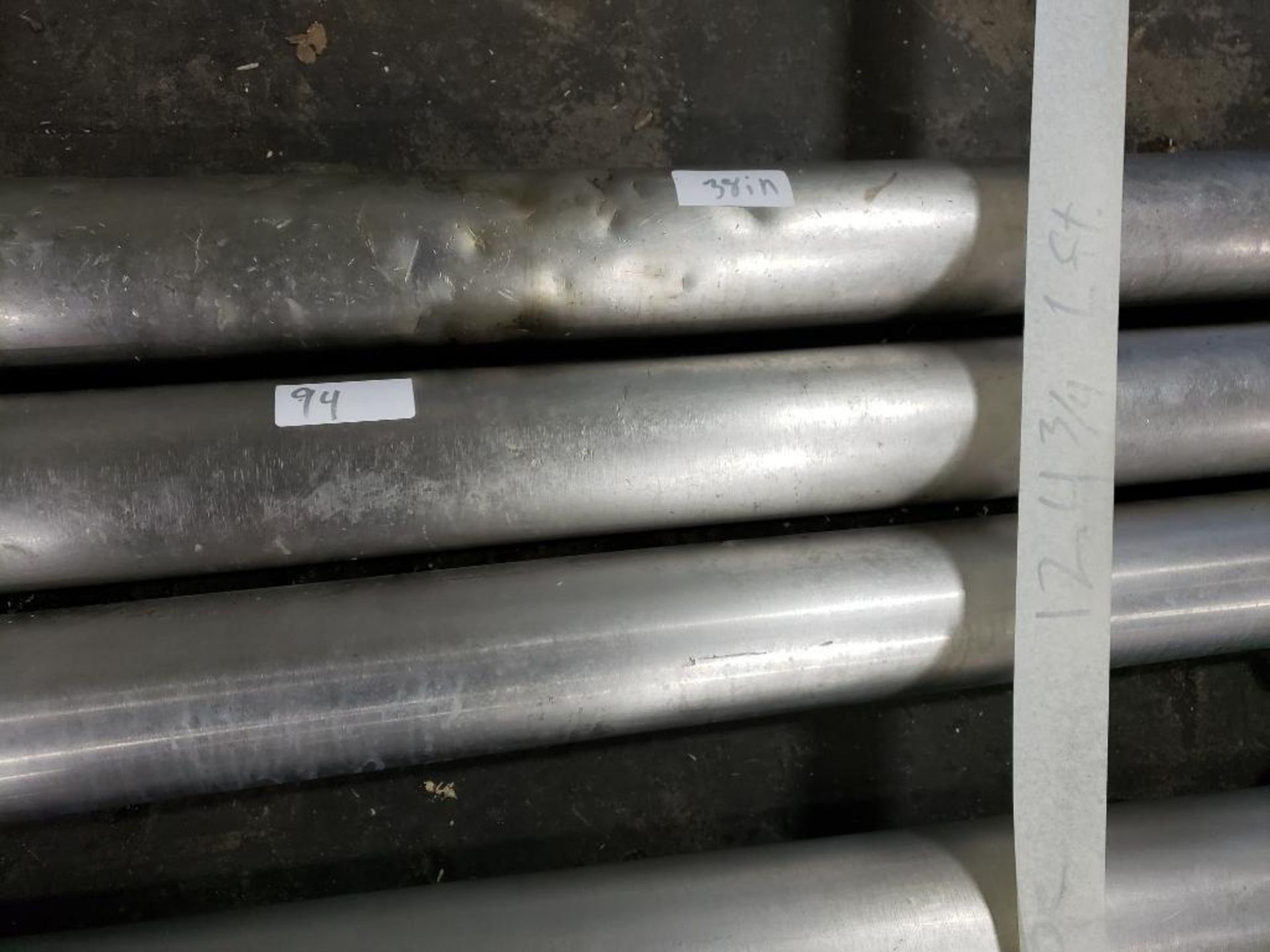 3 inch - Approx 124 total feet of 3in stainless food grade pipe in assorted lengths. - Image 7 of 16