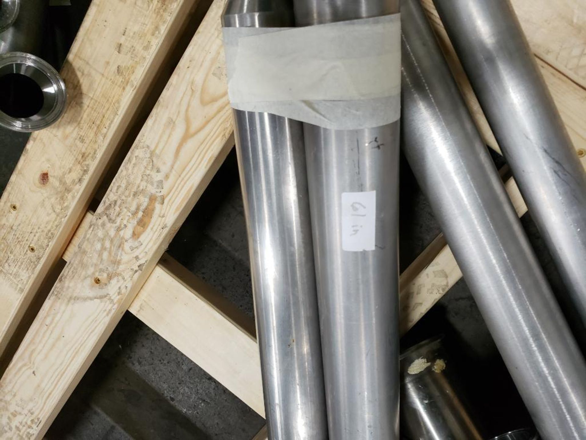 Assorted inch - Approx 41 total feet of Assorted stainless food grade pipe in assorted lengths. - Image 6 of 13