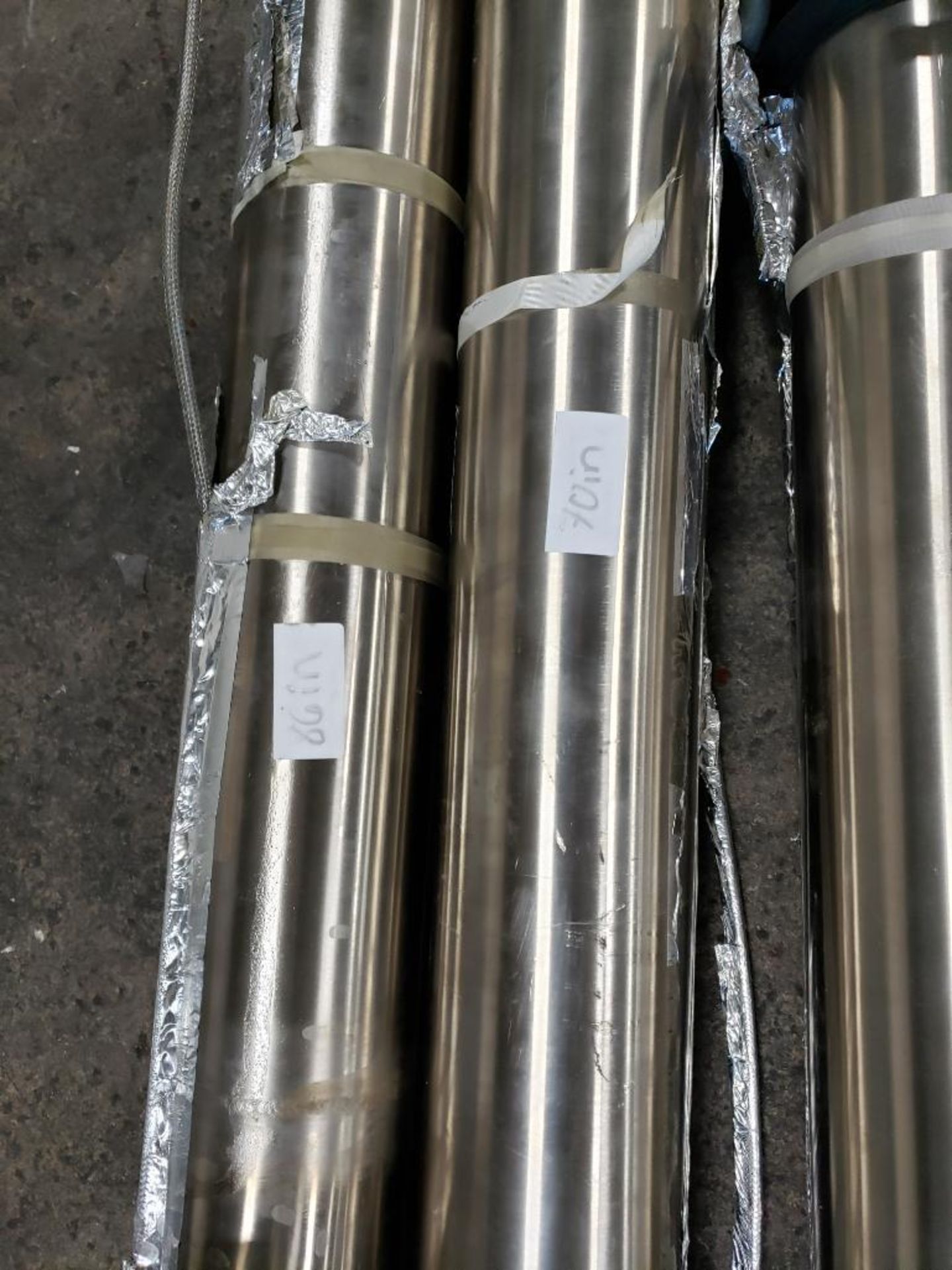 4 inch - Approx 83 feet total of 4in stainless food grade pipe in assorted lengths. - Image 12 of 14